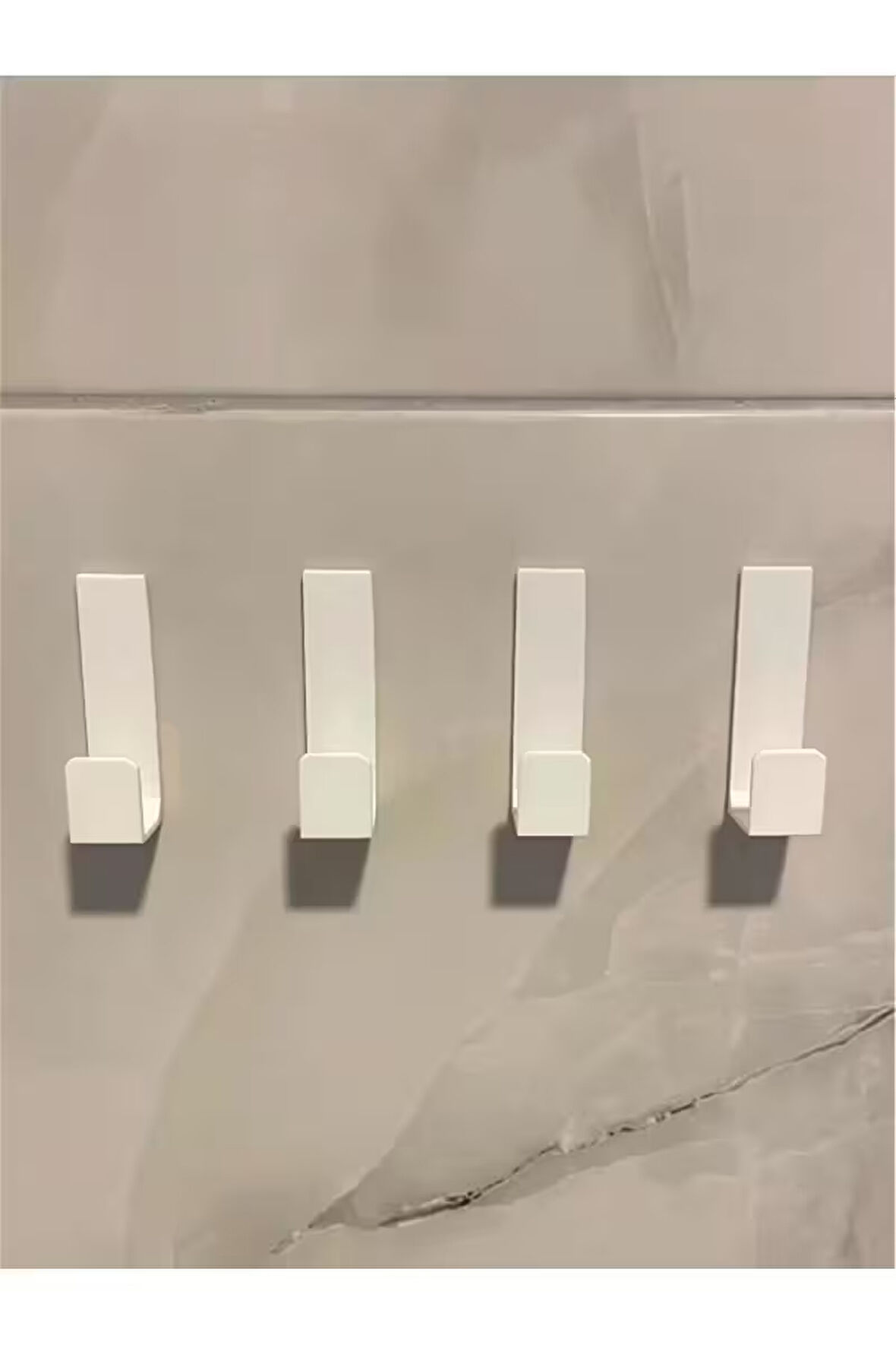 4lü Güçlü Yapışkanlı Askılık Bornoz Askılığı Kapı Arkası Mutfak Banyo Askılığı Havlu Askılık