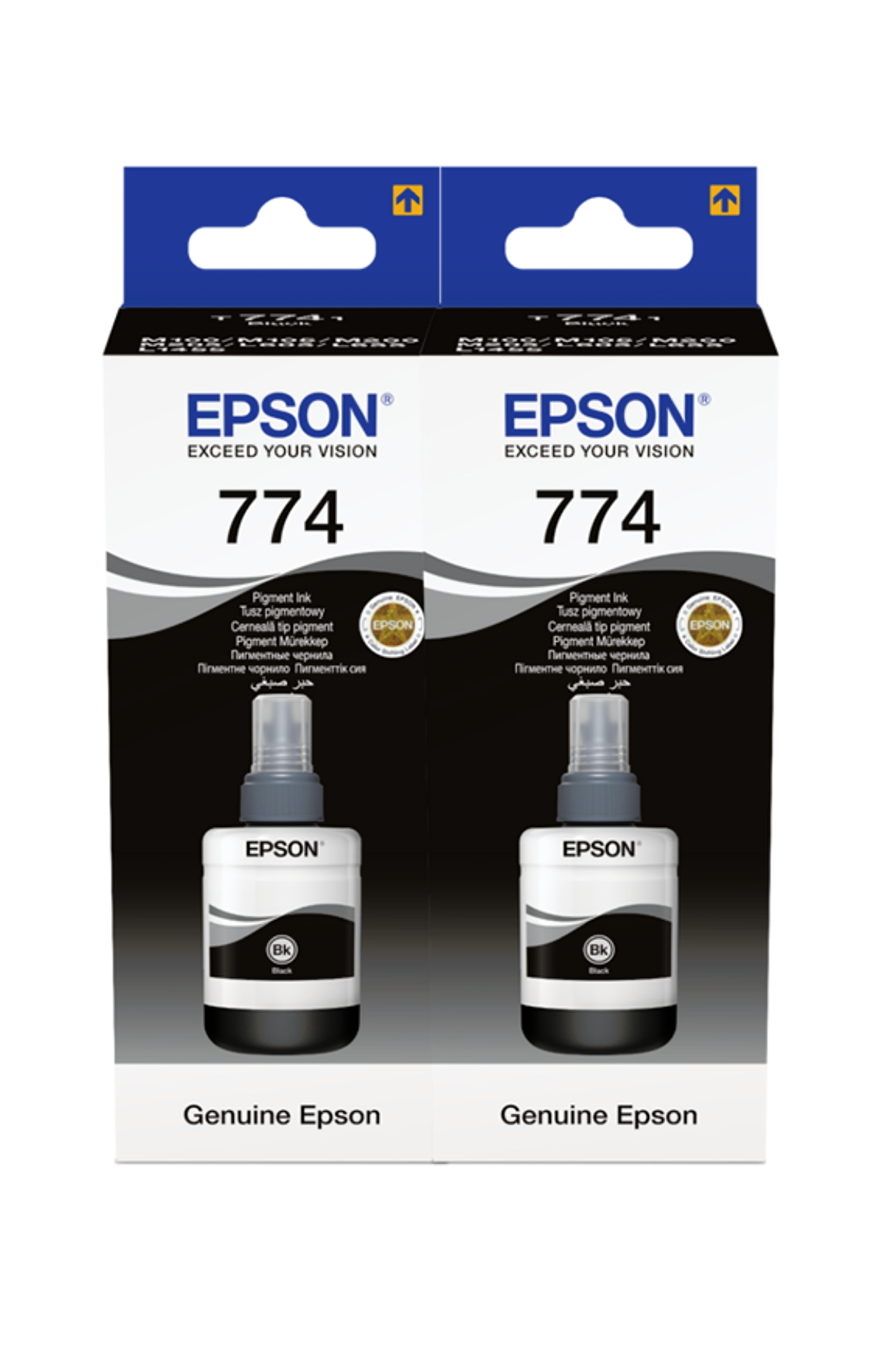 Epson T7741 L605/L655/L1455 İkili Siyah Kartuş Mürekkep Seti 