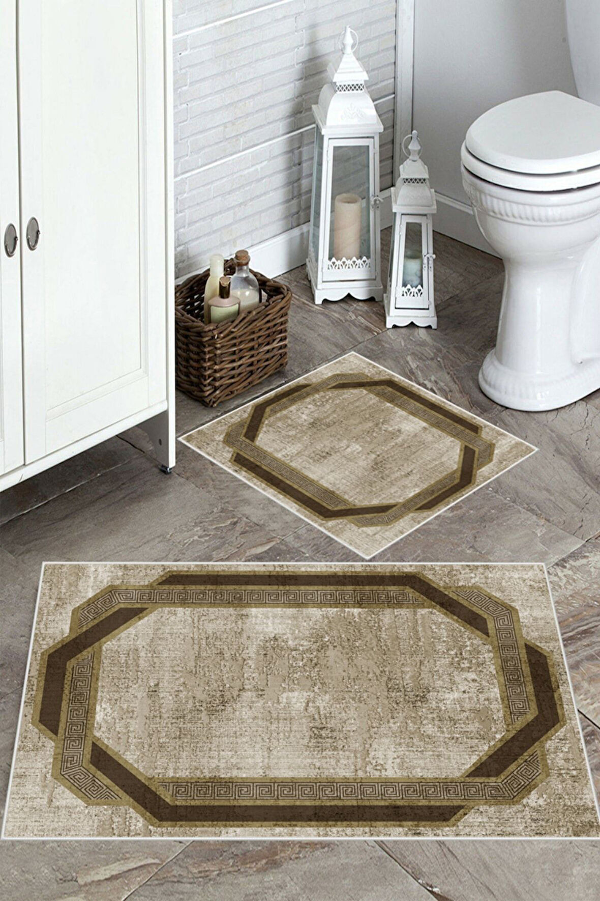 Vizon  Kaymaz Taban Çerçeve Banyo Paspas  BB-125