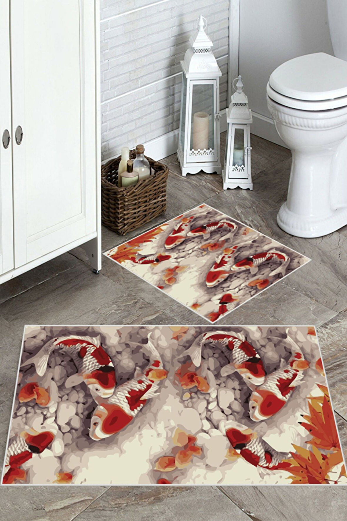 Multi  Kaymaz Taban Balık Banyo Paspas  BP-23