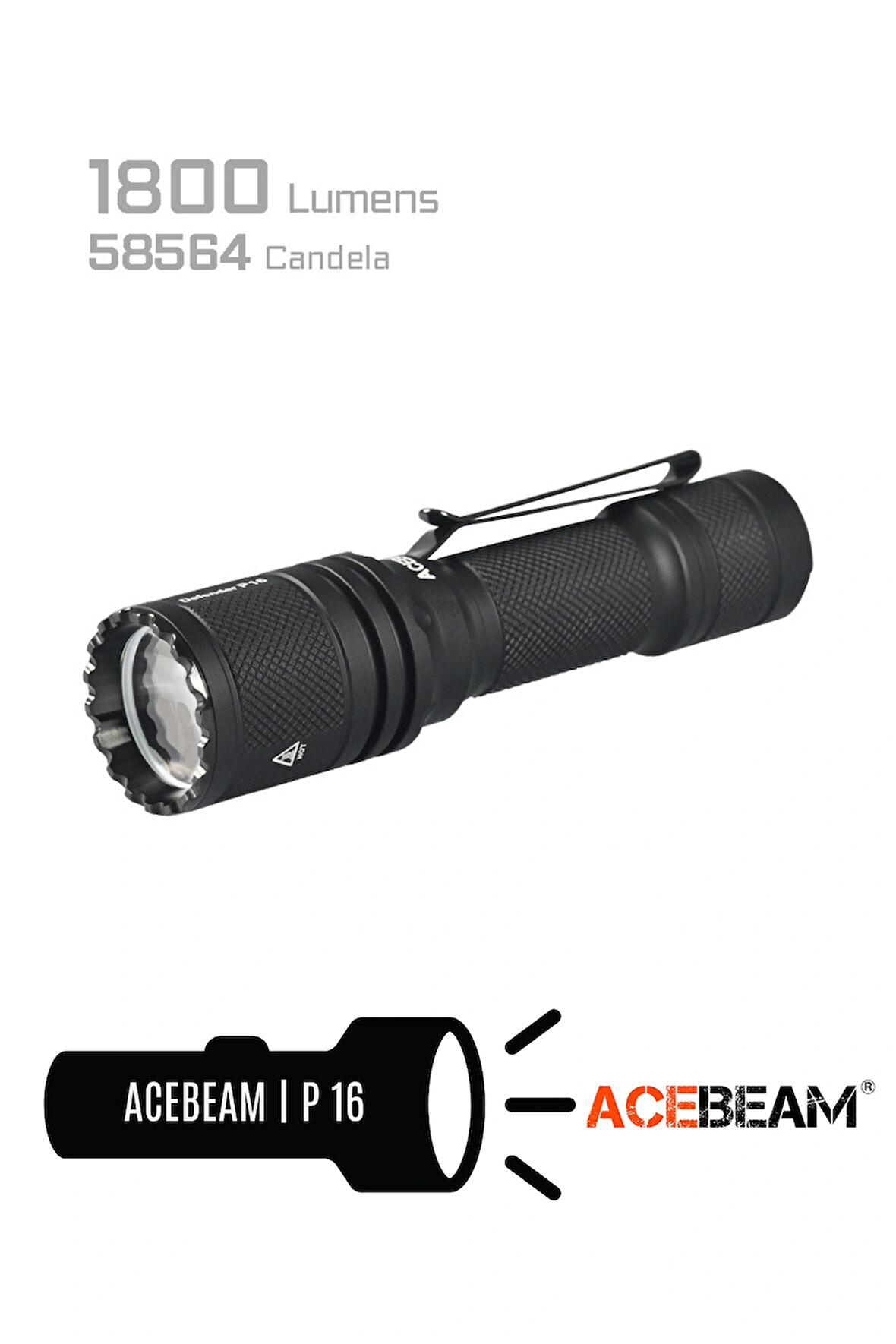 ACEBEAM P16 Taktik El Feneri