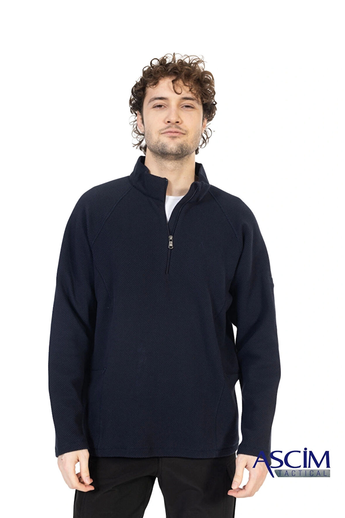 Ascim Tactical Combat Sweatshirt | Yarım Fermuar