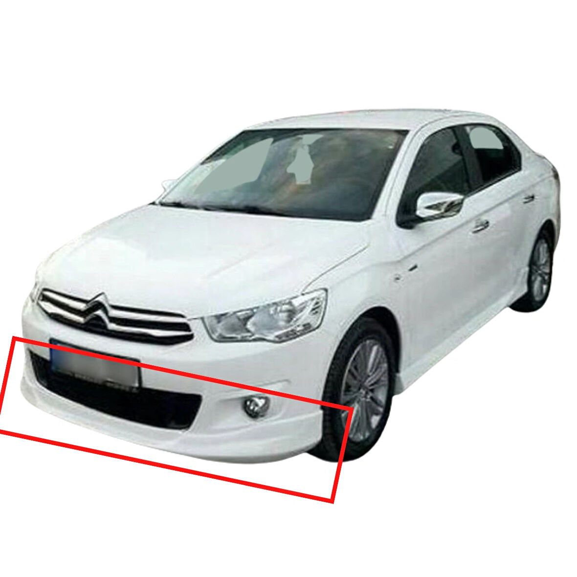 C-ELYSEE MAKYAJSIZ KASA 2018 ÖNCESİ ÖN TAMPON EKİ (( PLASTİK-BOYASIZ ))