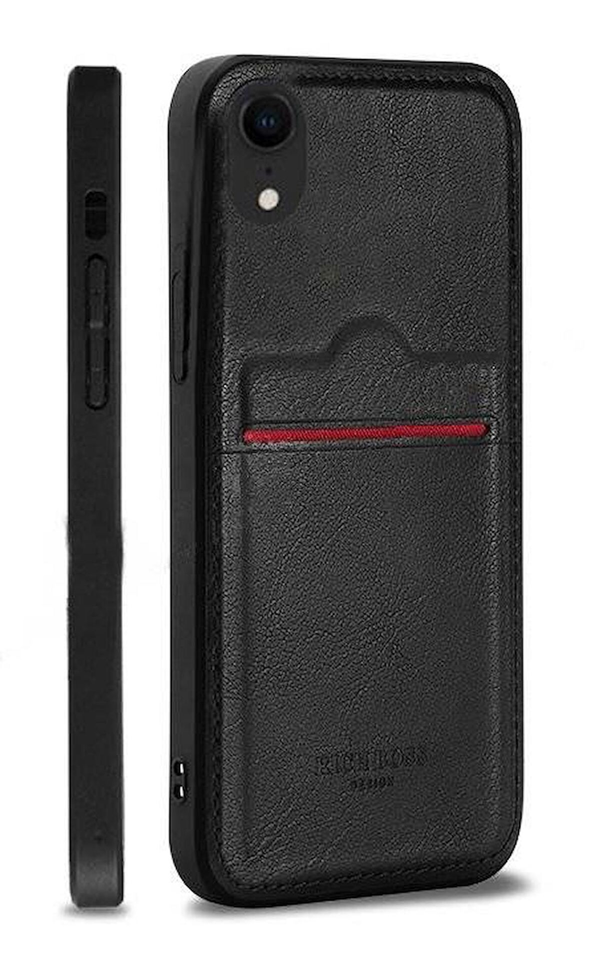 Xiaomi Redmi Note 10 Pro Max Kartlıklı Rich Boss Lüx Deri Kılıf Siyah