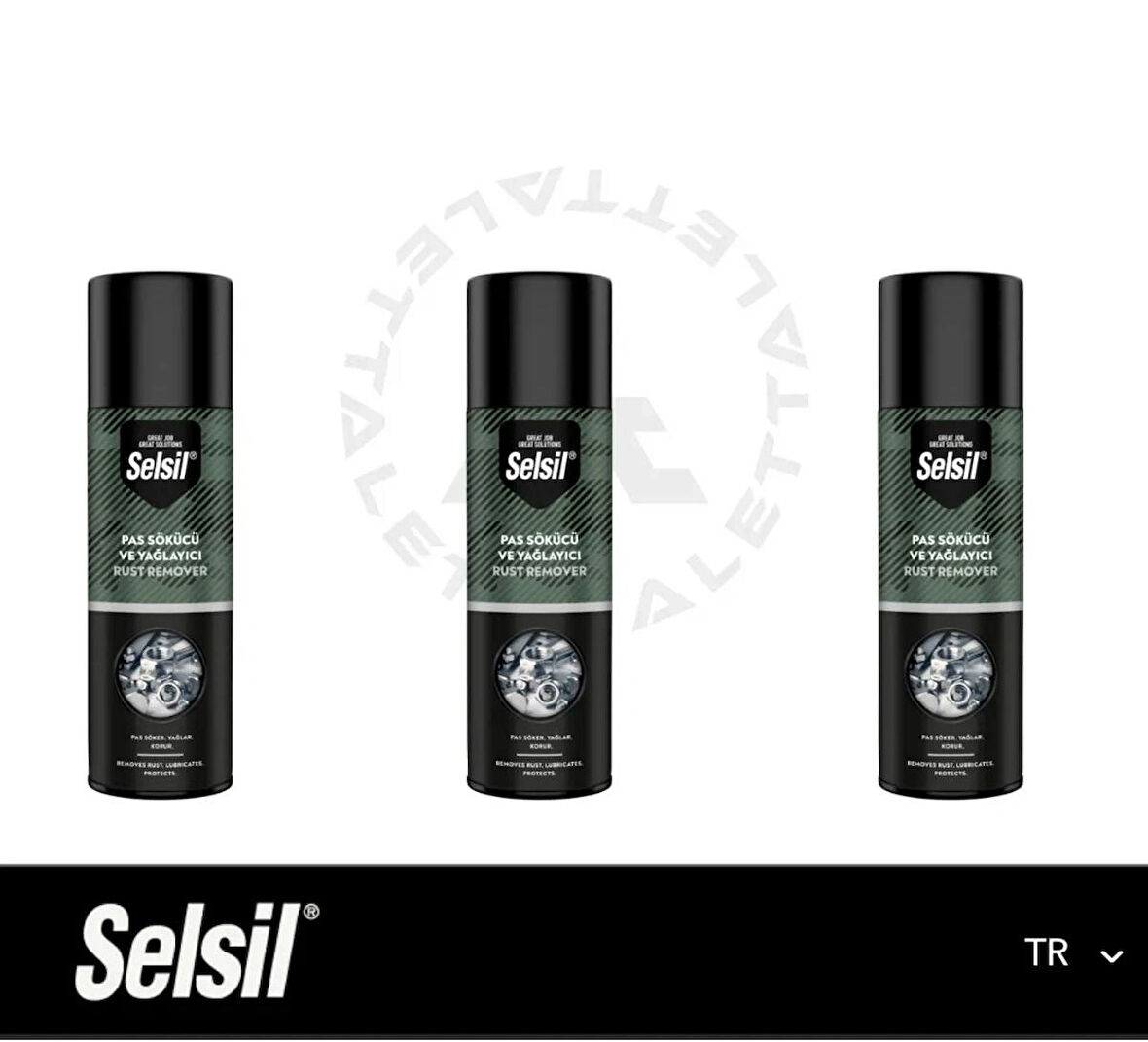 Selsil 3 Adet Pas Sökücü Ve Yağlayıcı Sprey 400 ml (3 ADET