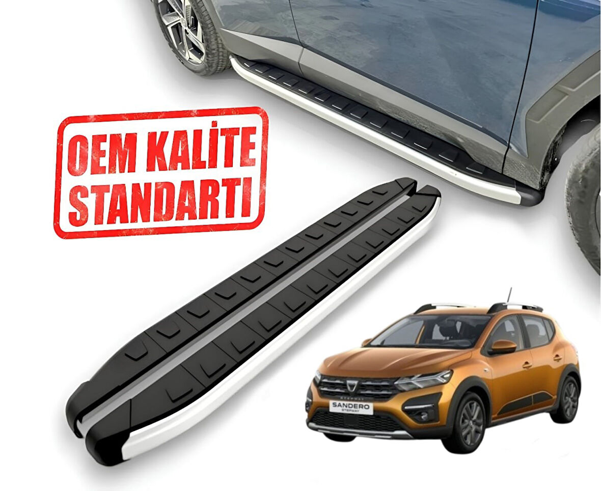 SANDERO ALYANS ARACA ÖZEL YAN BASAMAK 2021 2022 2023 2024 2025 2026 2027  