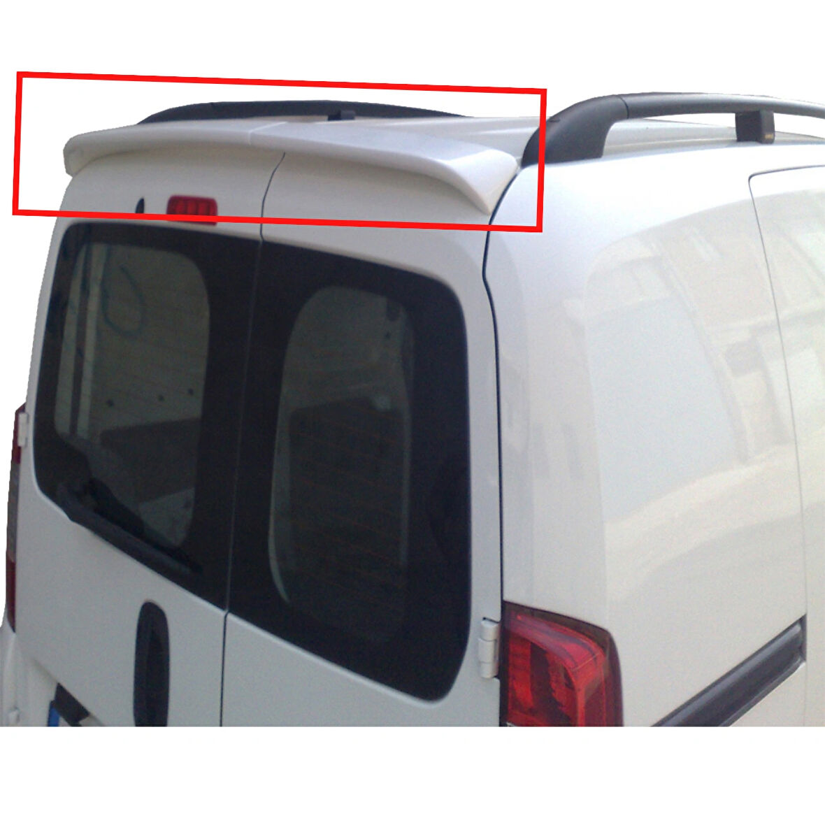 FIAT FIORINO (2007-2024) ÇİFT KAPI PS STYLE SPOİLER PARLAK SİYAH BOYALI