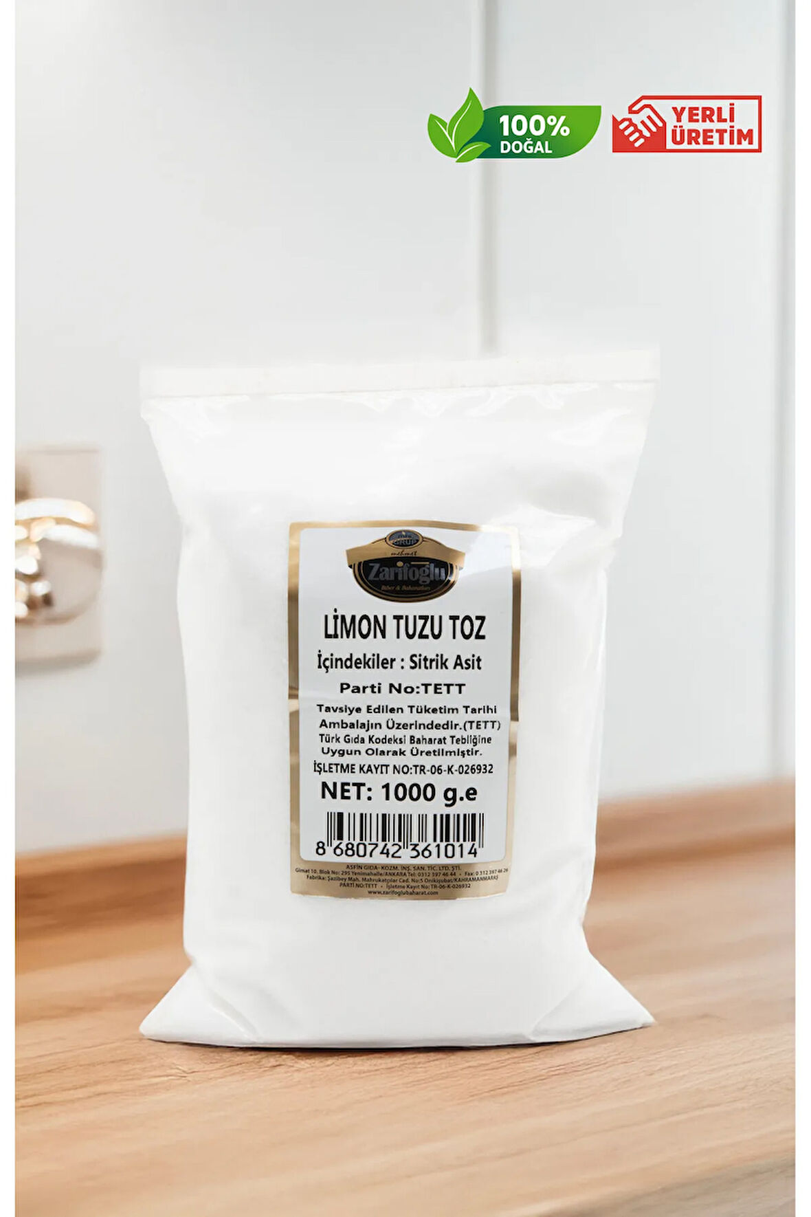 Limon Tuzu Toz 1kg