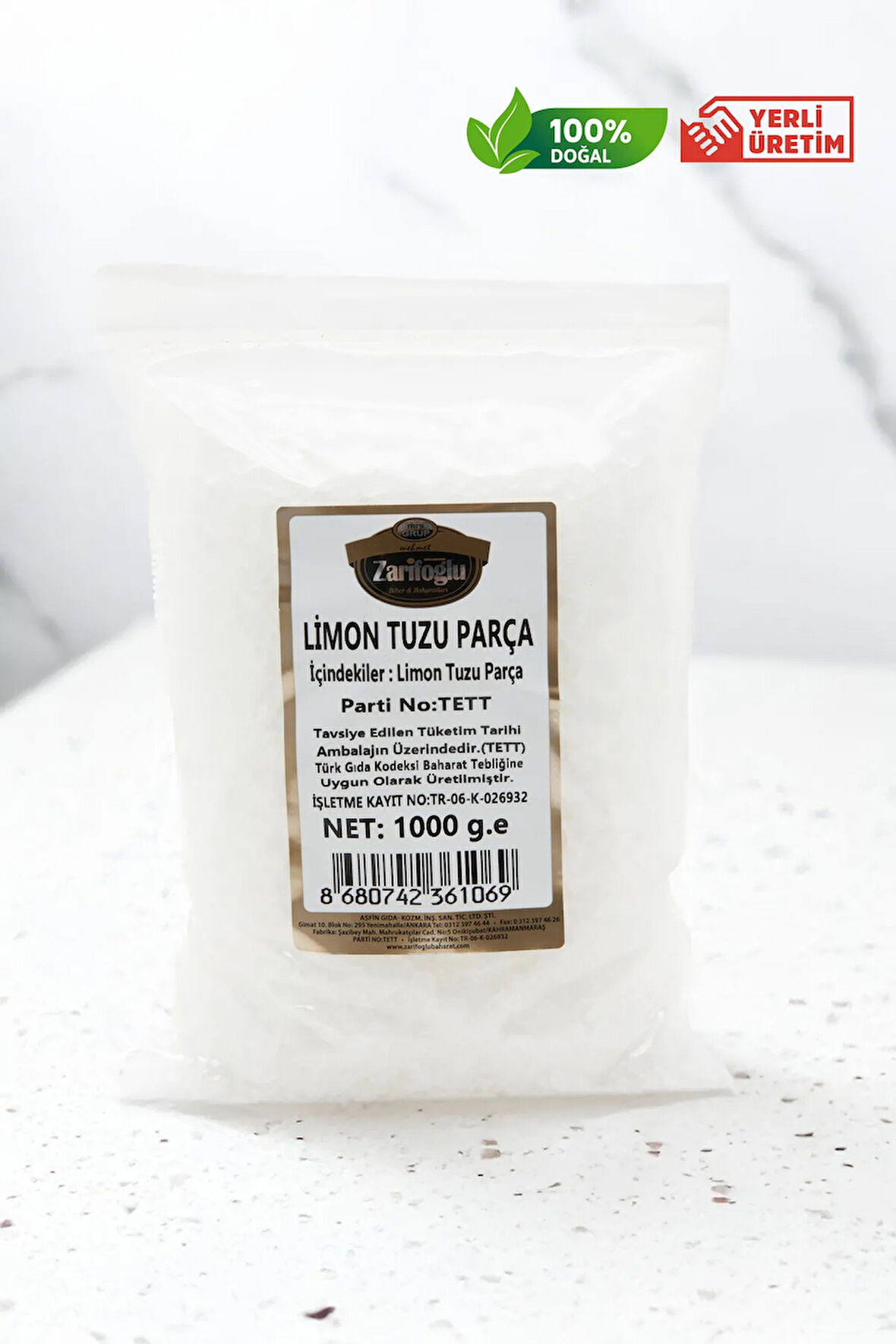 Limon Tuzu Parça 1kg