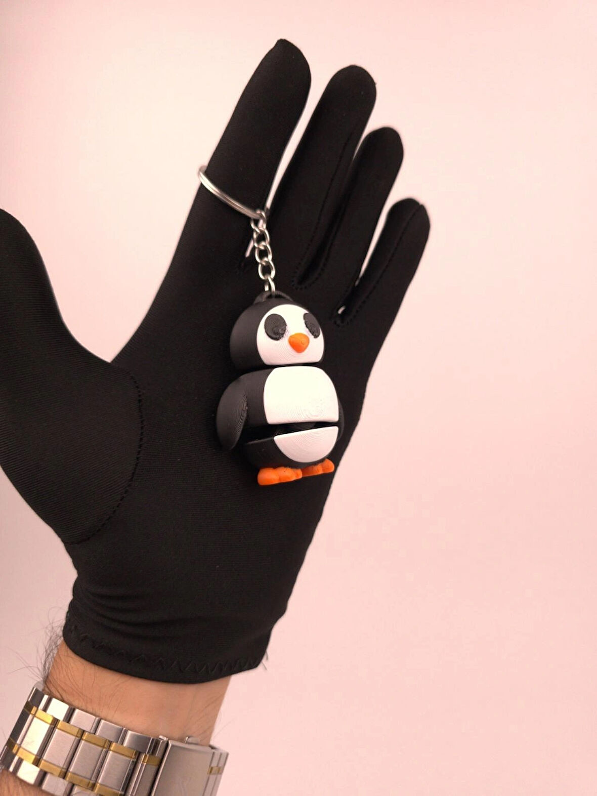 ASH MİNİKO HAREKETLİ PENGUEN MODELİ ANAHTARLIK