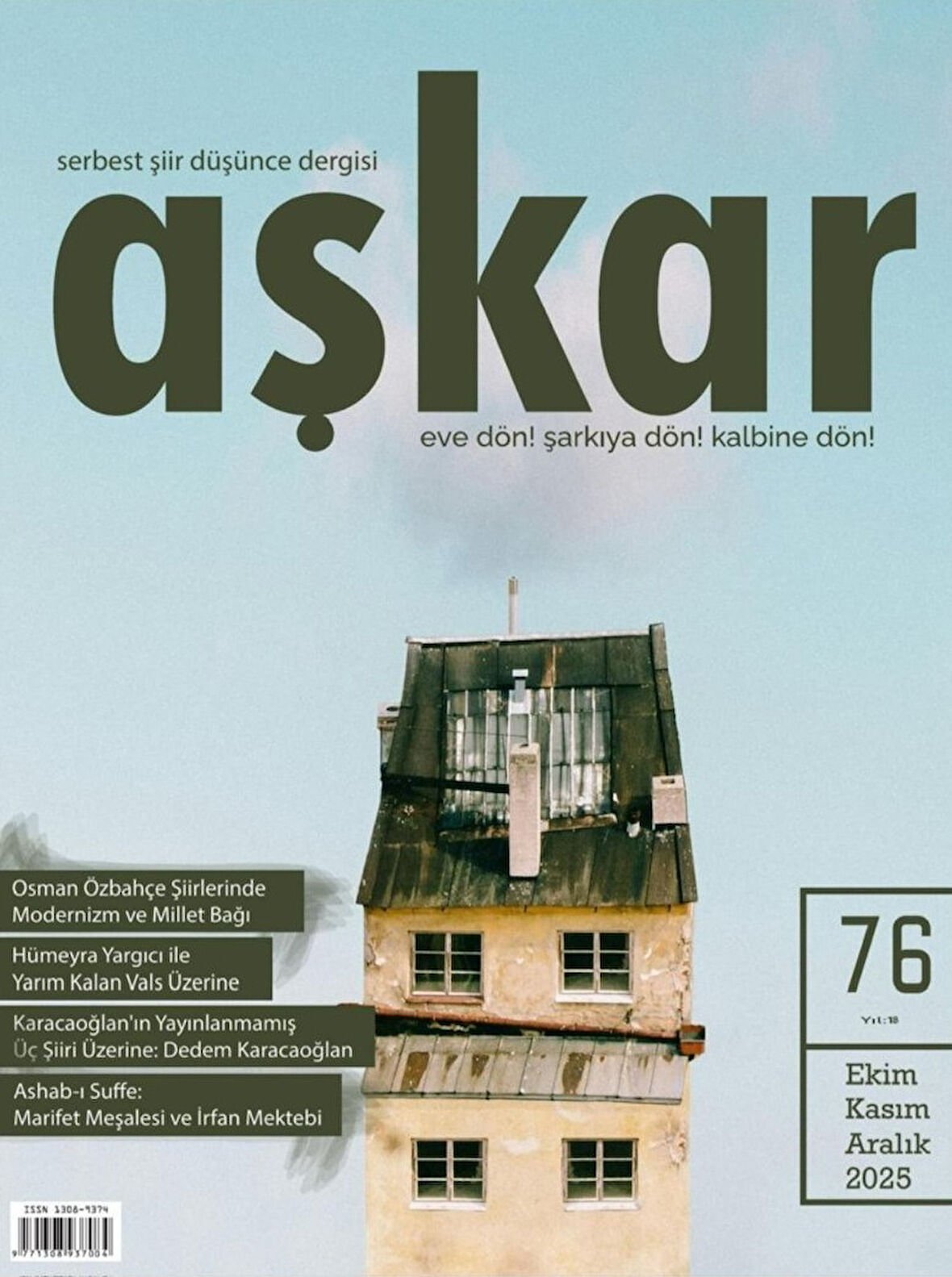 Aşkar Dergi 76.Sayı Ekim-Kasım-Aralık 2025