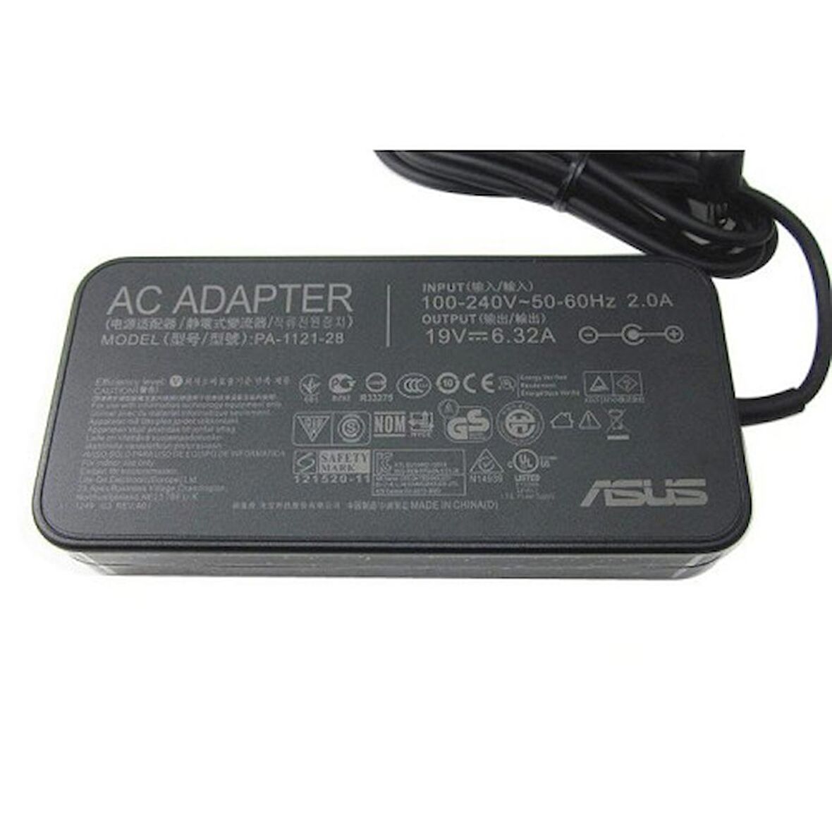 Asus N552VW-FW149T Notebook Adaptör 19V 6.32A 120W