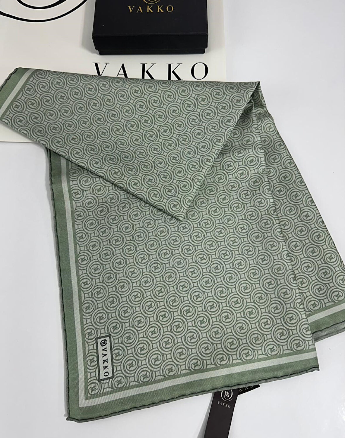 Vakko 90x90 Twill İpek Eşarp - 05470