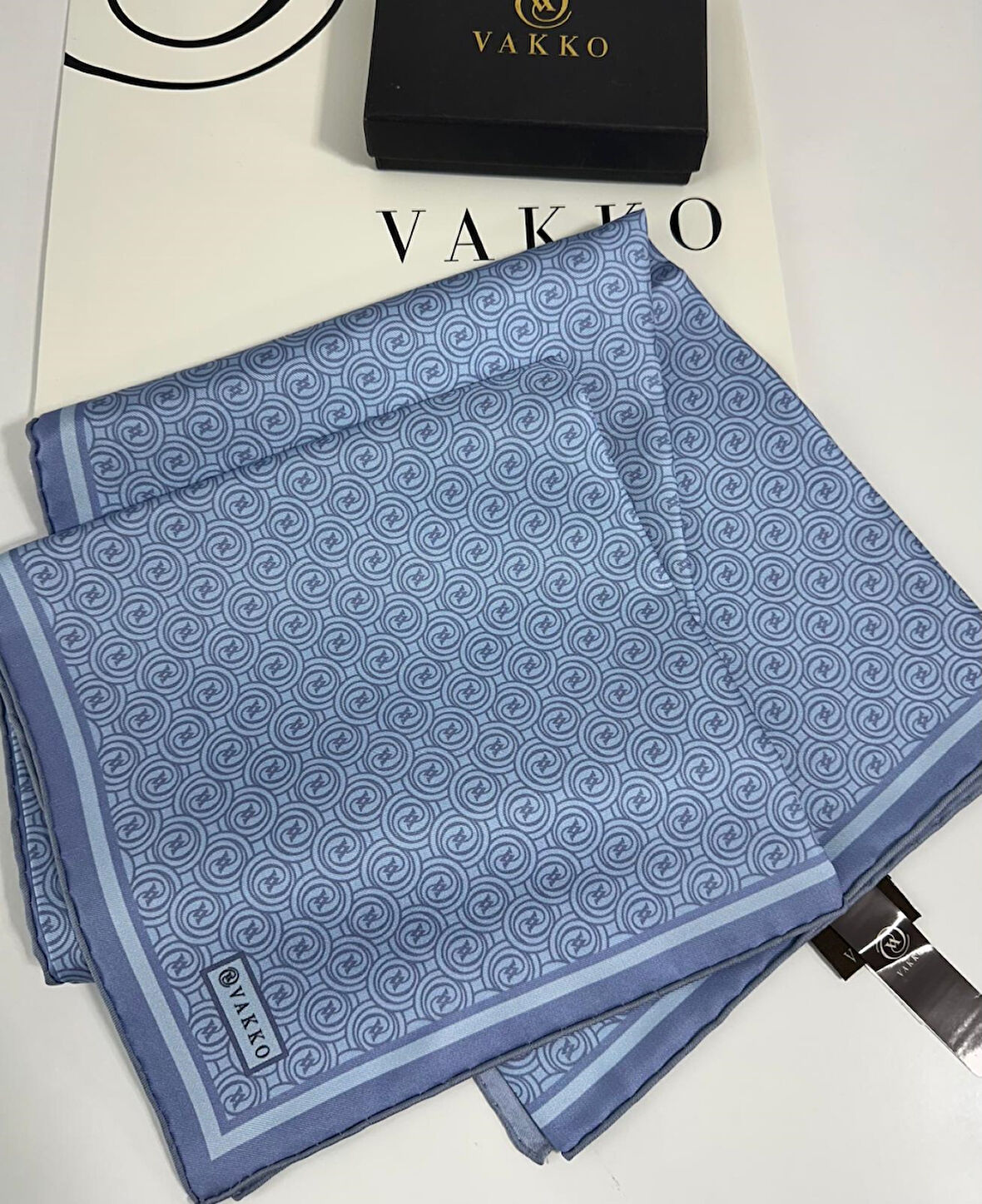 Vakko 90x90 Twill İpek Eşarp - 05470