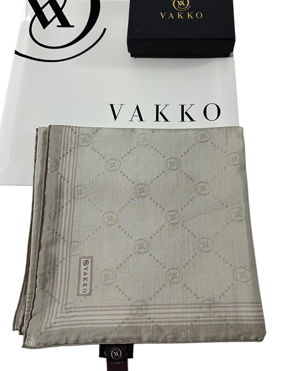 Vakko 90x90 Pamuk İpek Pano Eşarp - 05468