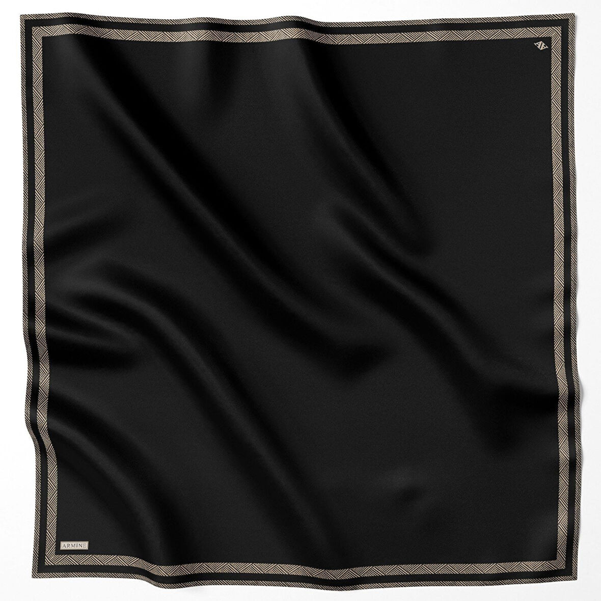 Klasik Desenli Saf İpek Sura Eşarp 9357D