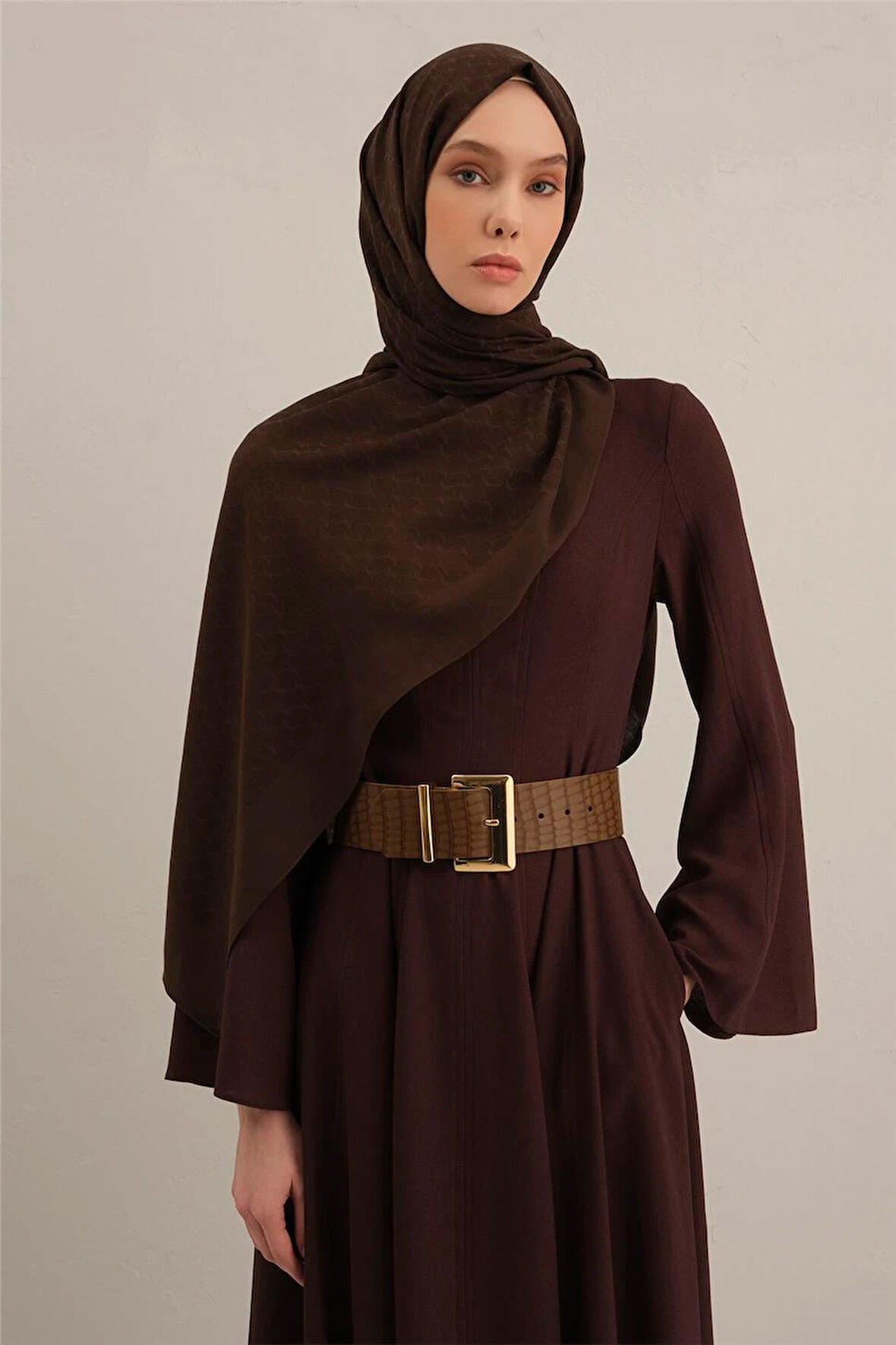 Link Desen Bambu Cotton Şal 2