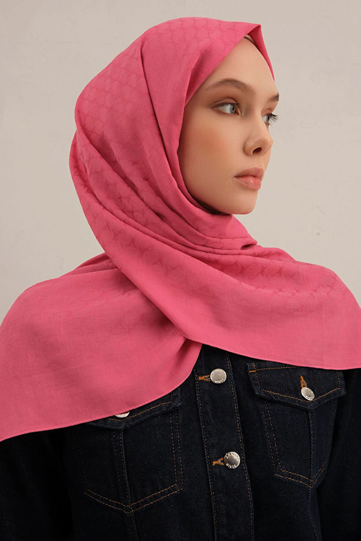 Link Desen Bambu Cotton Şal 2