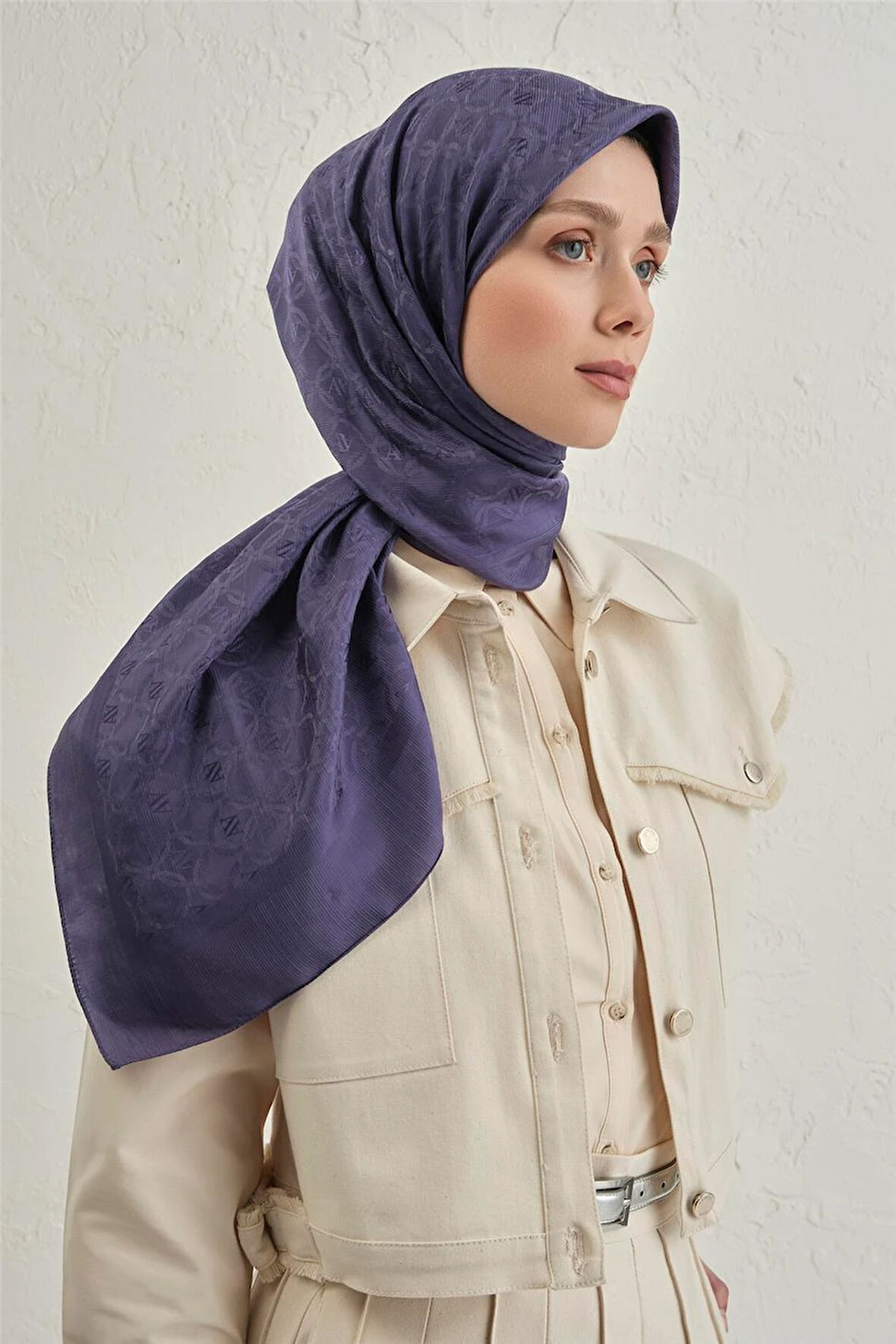 Floş Pamuk Eşarp 1