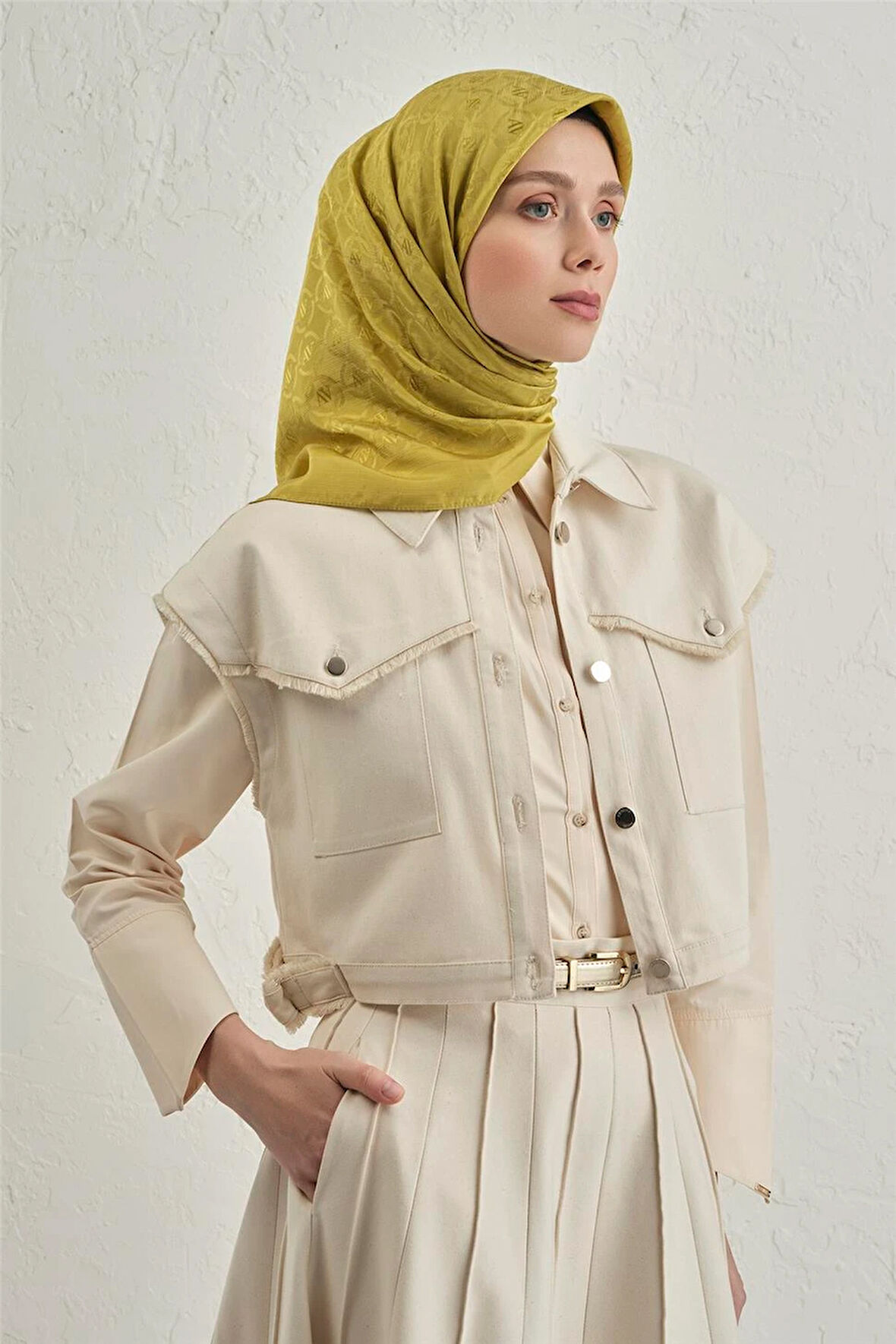 Floş Pamuk Eşarp 1