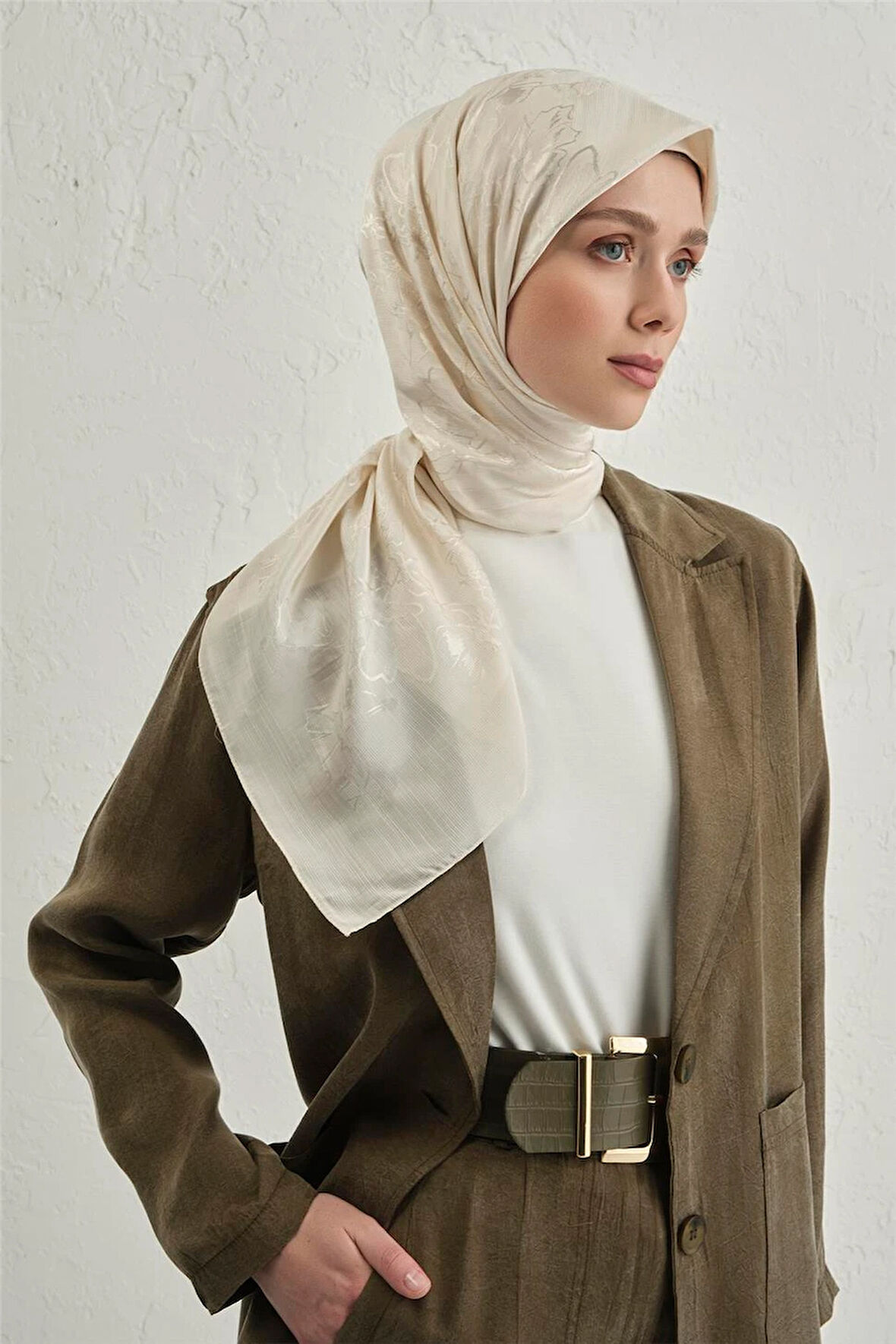 Floş Pamuk Eşarp 1