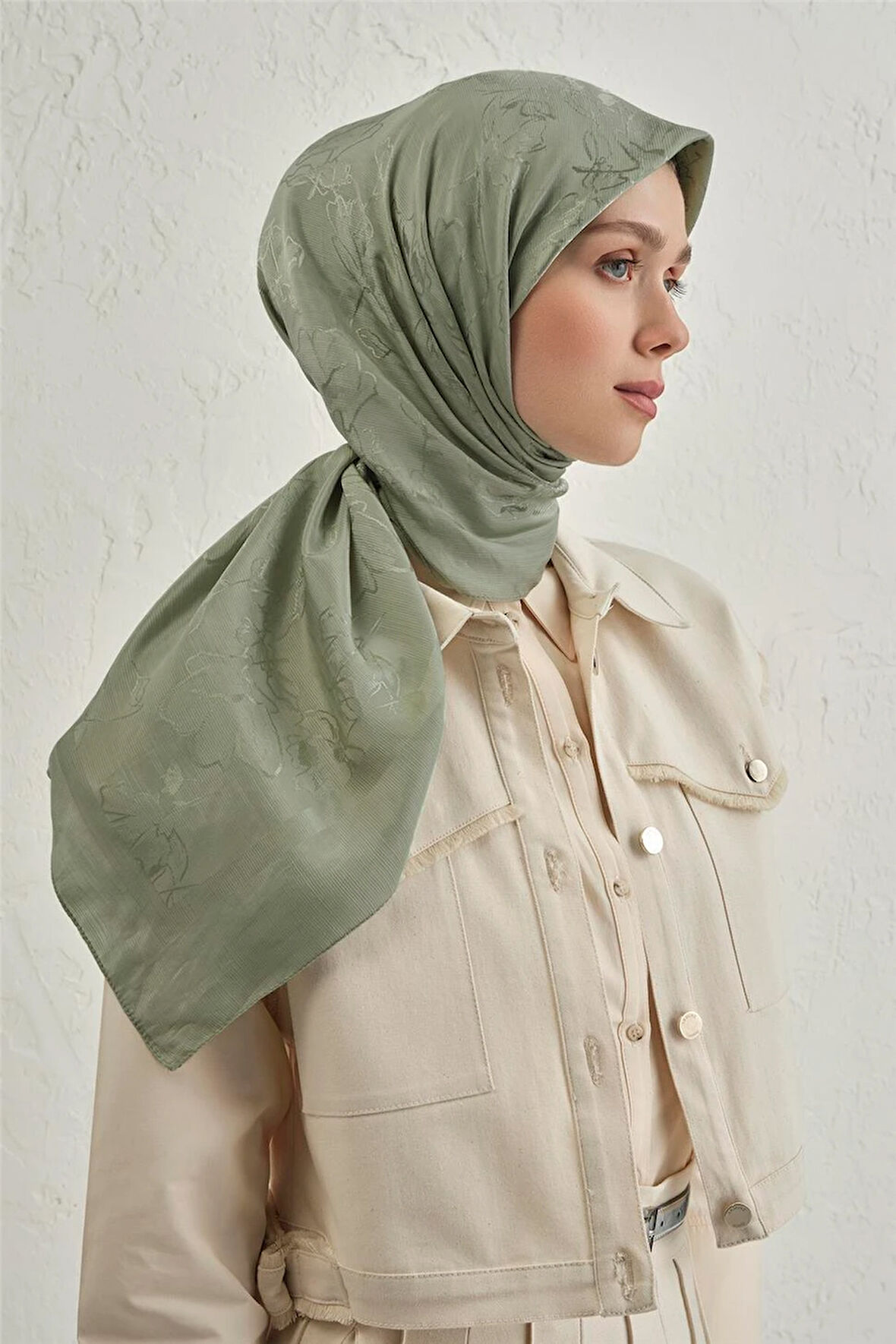 Floş Pamuk Eşarp 2