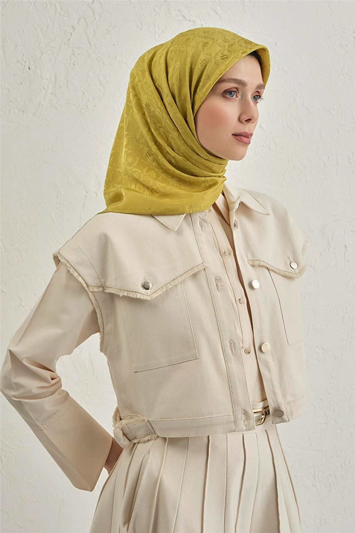 Floş Pamuk Eşarp 2