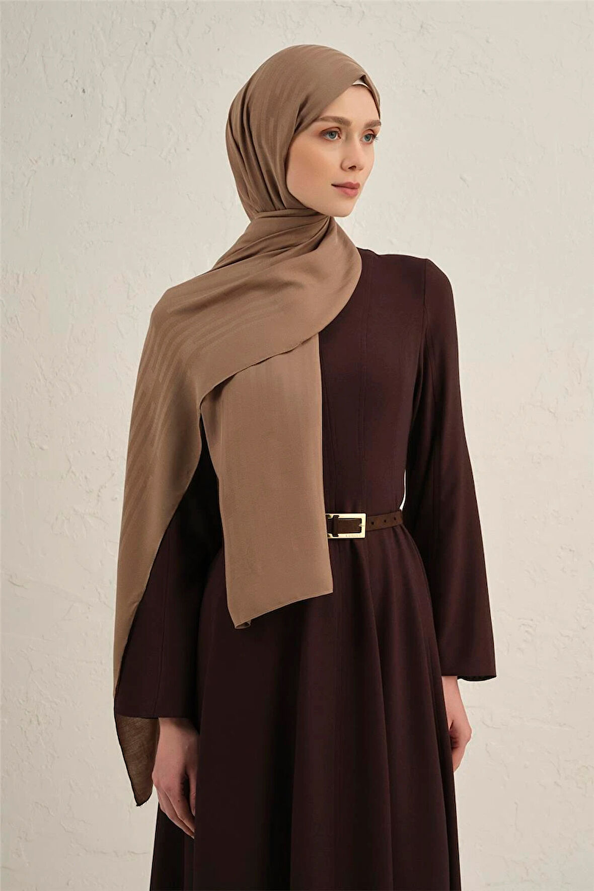 Lyocell Viscon Stripes Desenli Şal 2