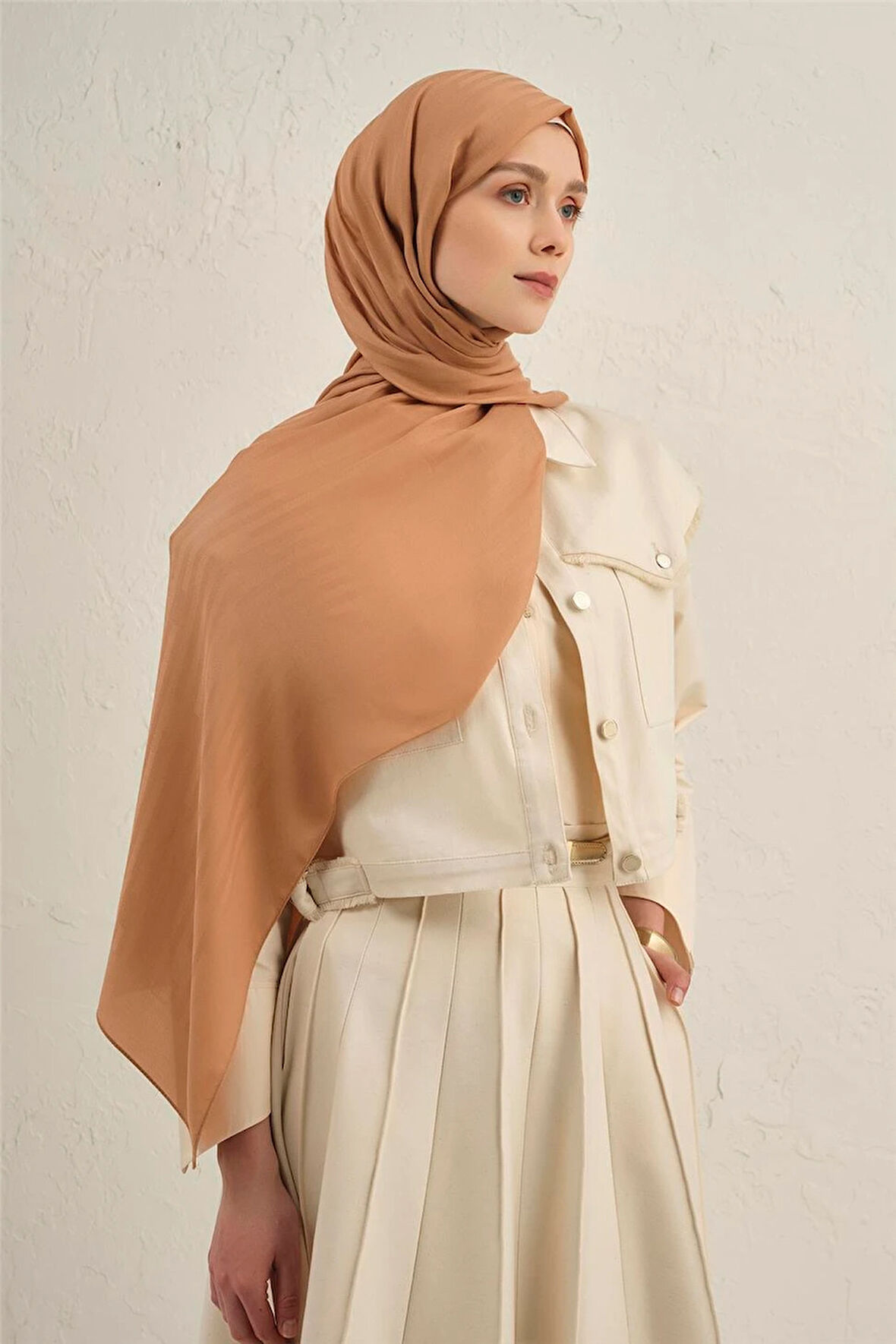 Lyocell Viscon Stripes Desenli Şal 2