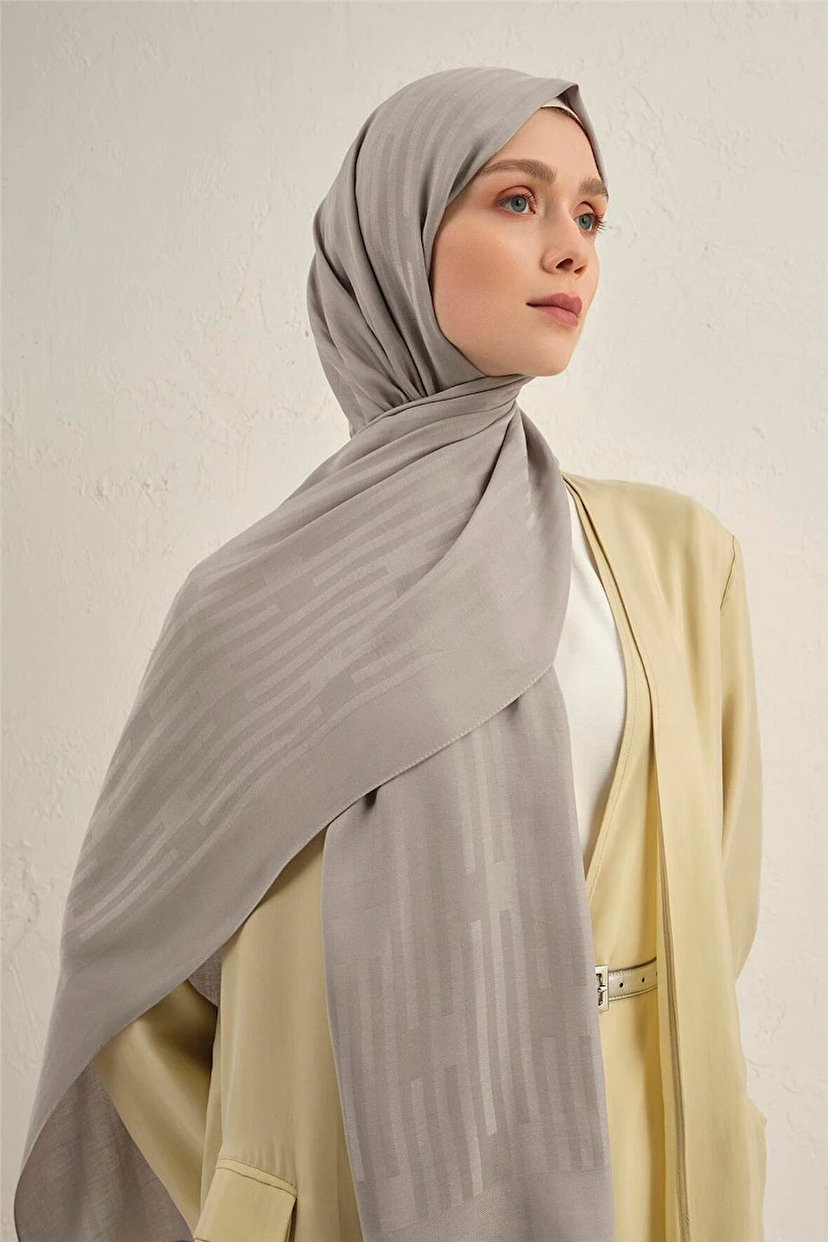 Lyocell Viscon Stripes Desenli Şal 2