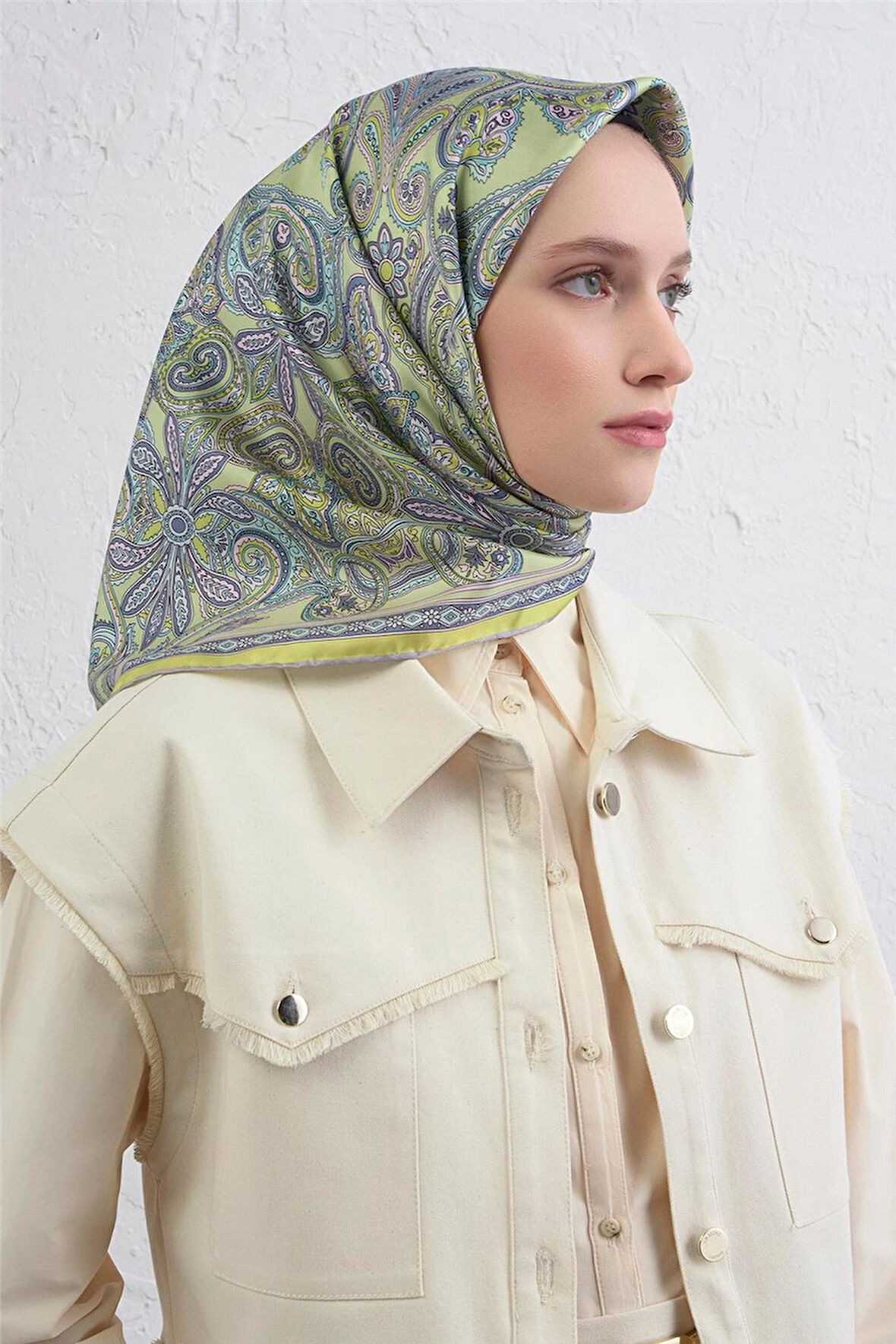 Sura İpek Eşarp -2025/2026 -9421