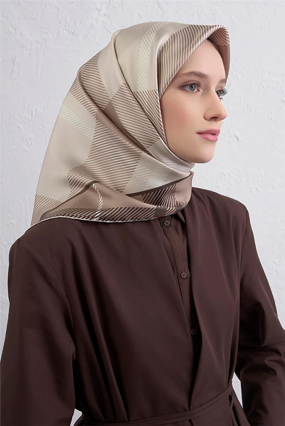 Sura İpek Eşarp -2025/2026 -9418