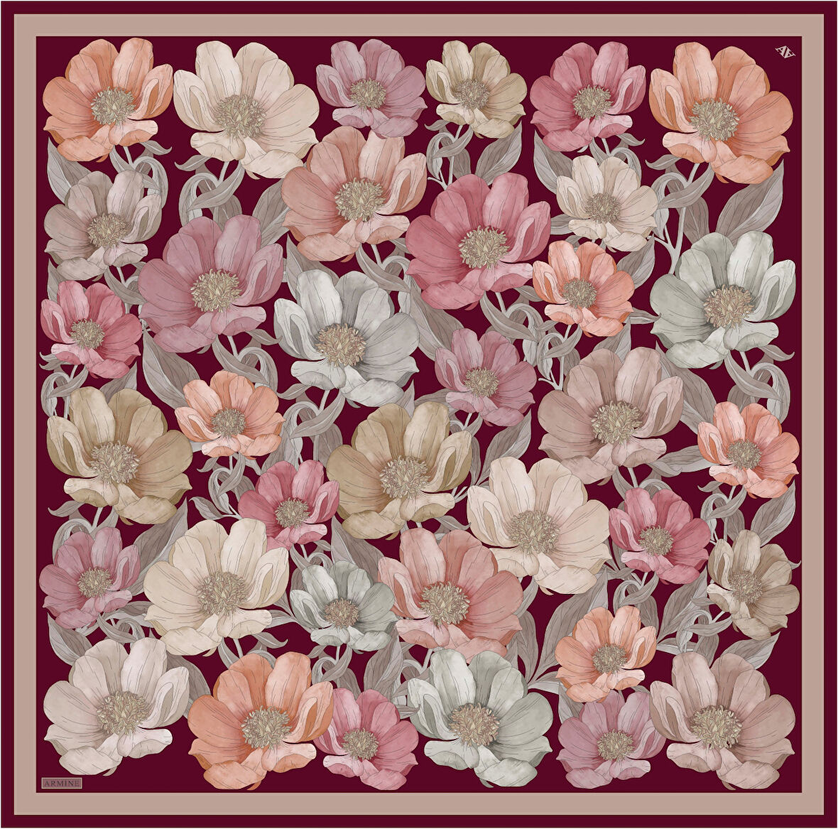 Sura İpek Eşarp -2025/2026 -9403