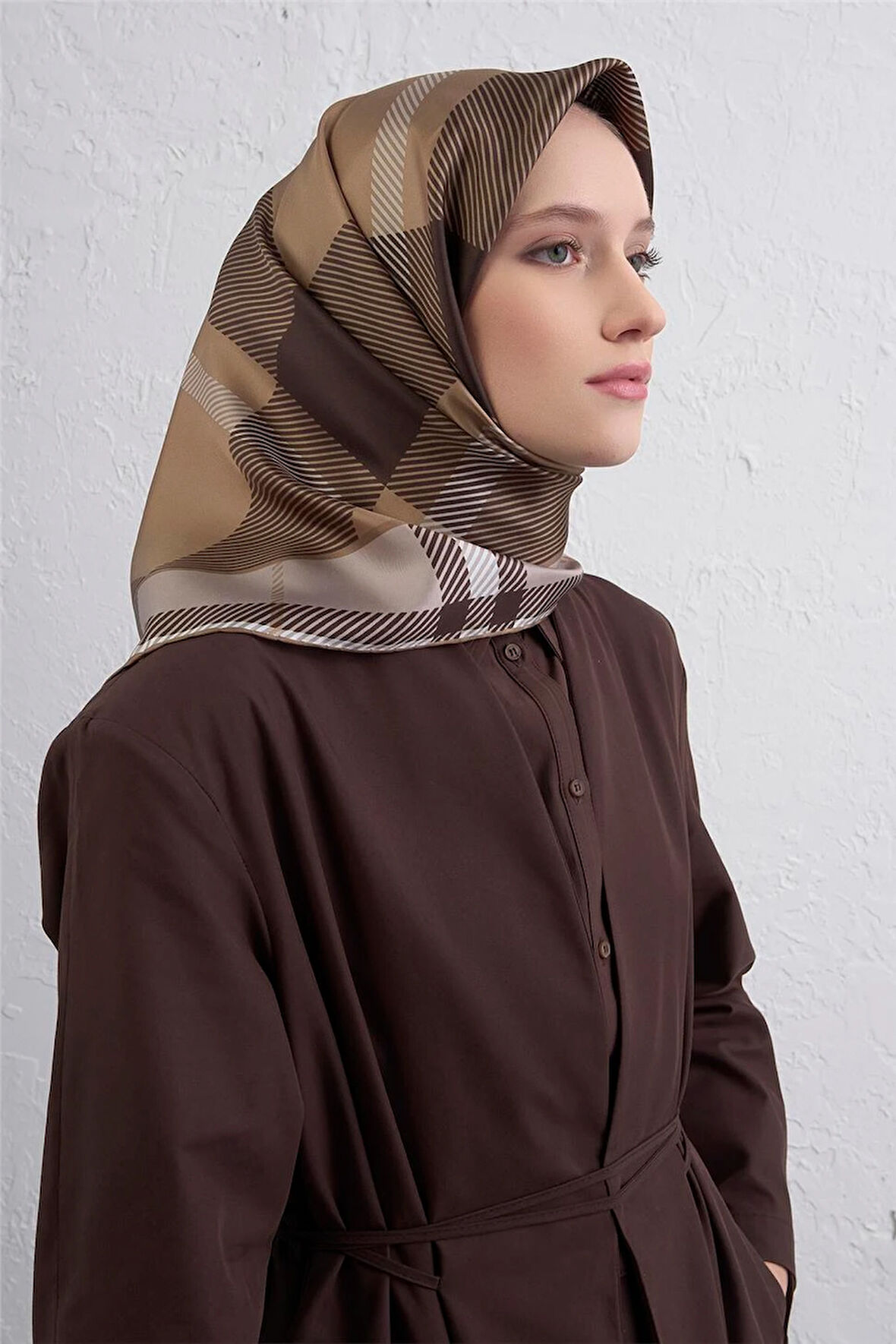 Sura İpek Eşarp -2025/2026 -9418