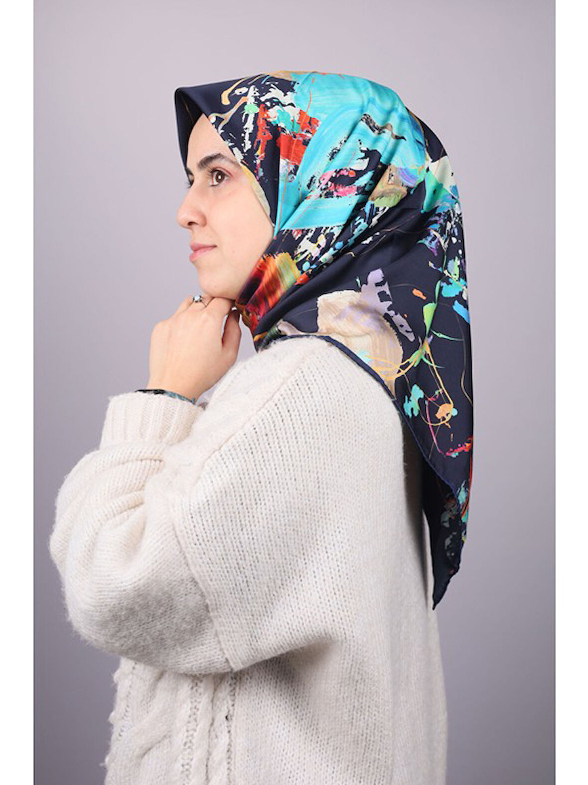 Polyester Tivil Eşarp  7290799 -922