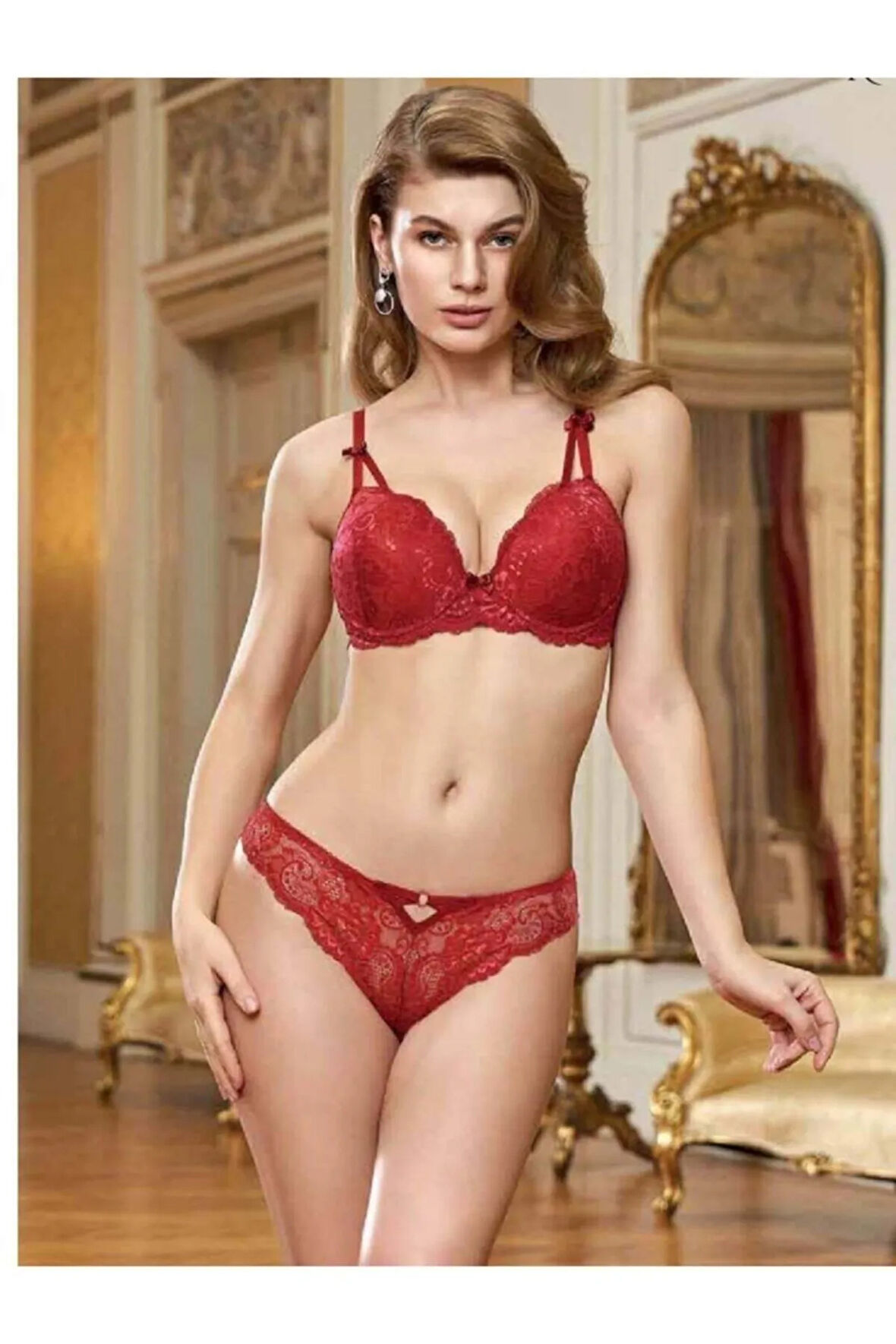 Destekli Sütyen Külot Takımı 4430