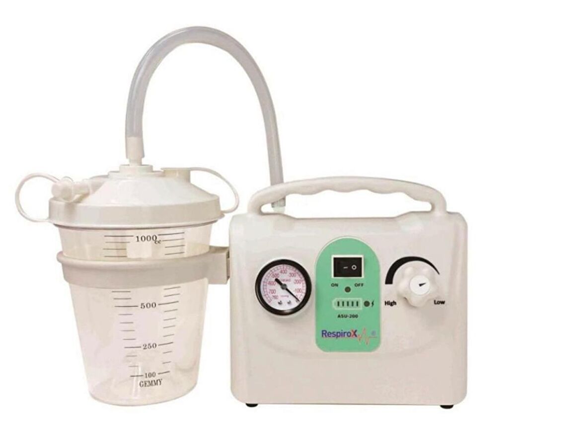 Respirox Asu-200 Bataryalı ve Sarjlı Aspiratörü