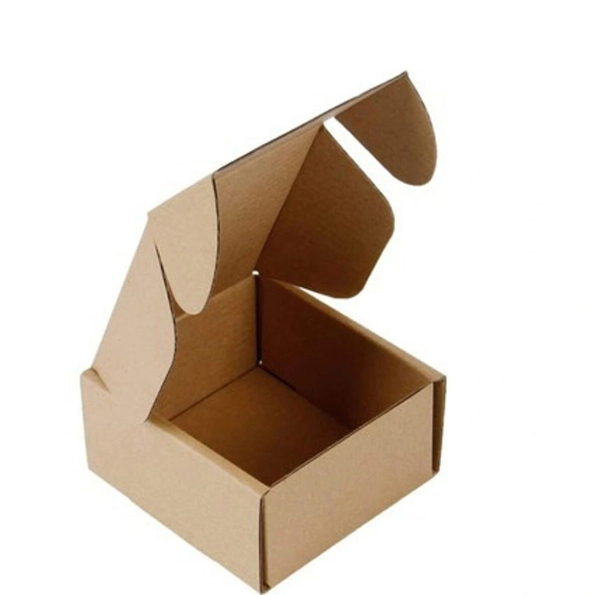 9,5x8,5x6,5 Cm-mini E-ticaret Kargo Kutusu-karton Kutu- 0,1 Desi -kraft-25 Adet