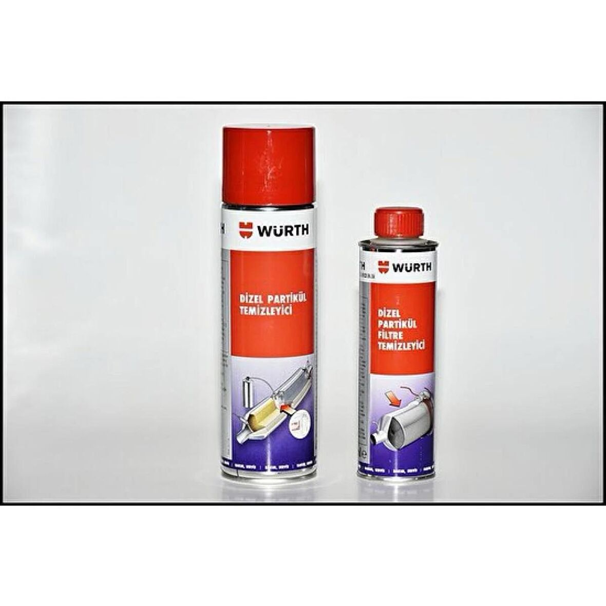 Würth Dizel Partikül Filitre Temizleyici 300 ml ve 400 ml Hortumlu