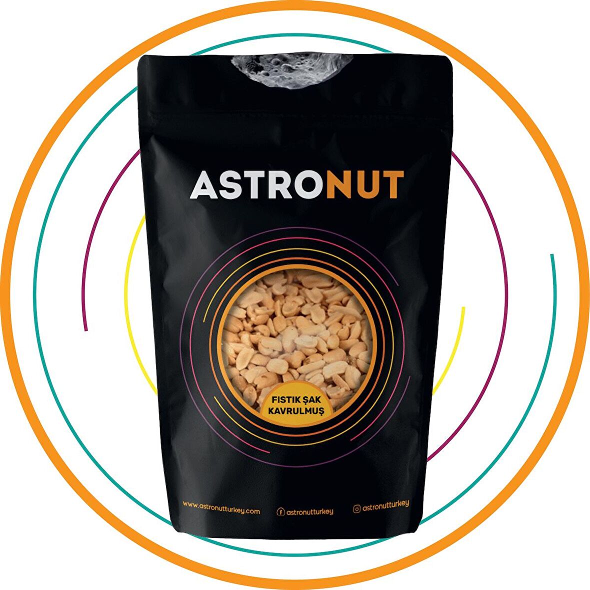 Astronut Şak Fıstık Kavrulmuş 500 Gr