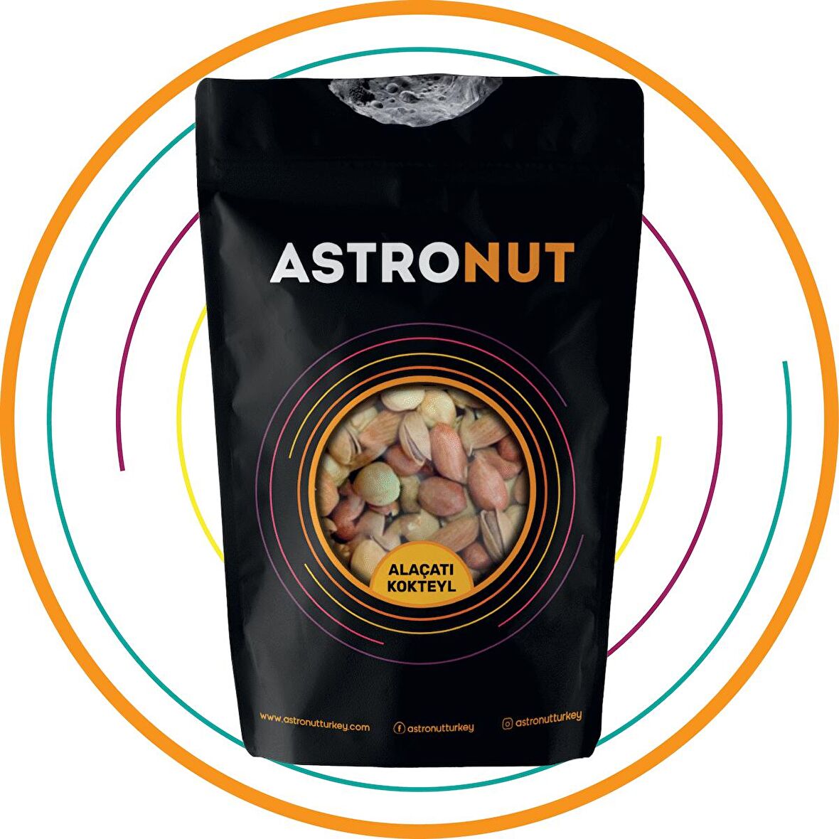 Astronut Alaçatı Kokteyl Karışık Kuruyemiş 500 Gr