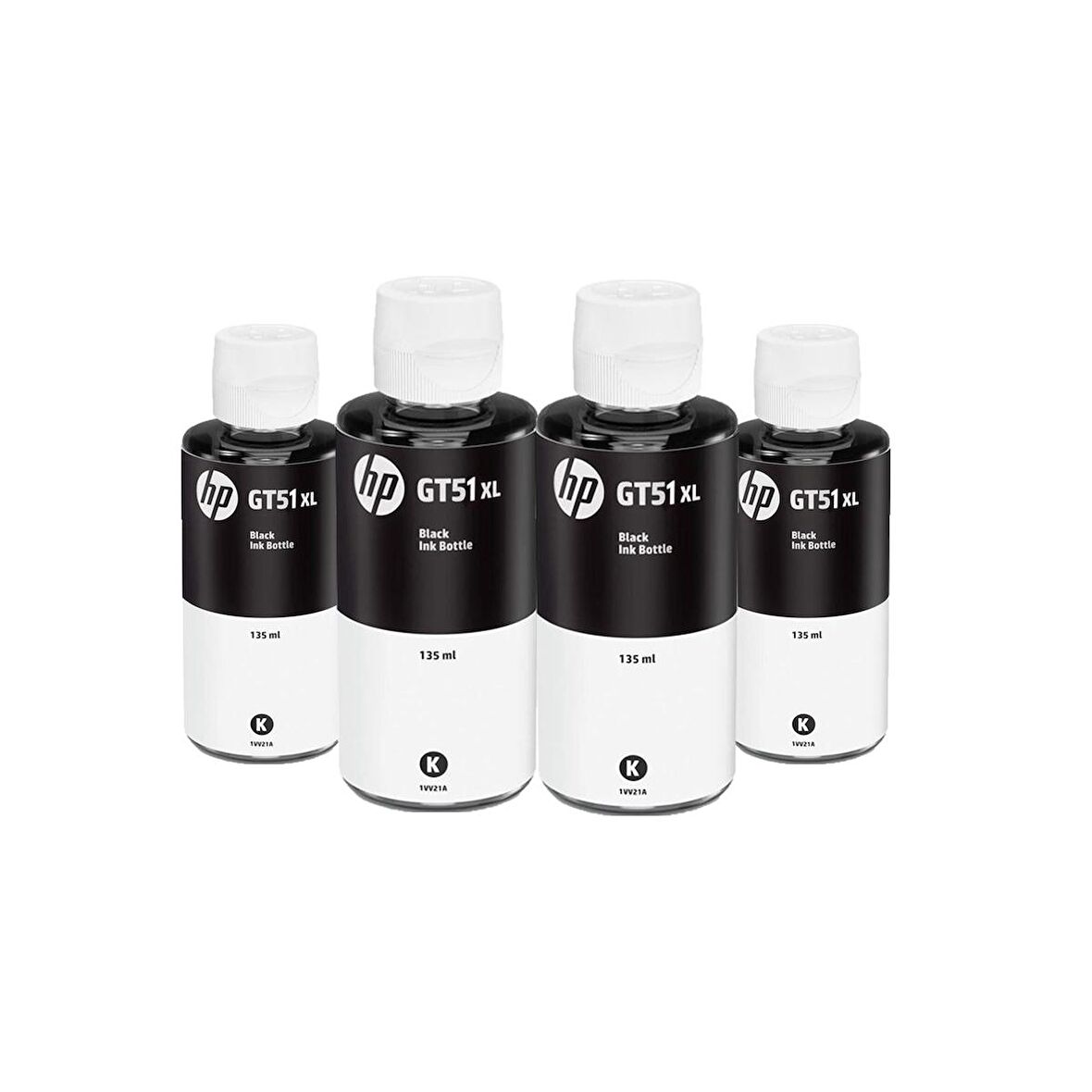 Hp GT51XL 519 Uyumlu Dörtlü Siyah Ink Bottle