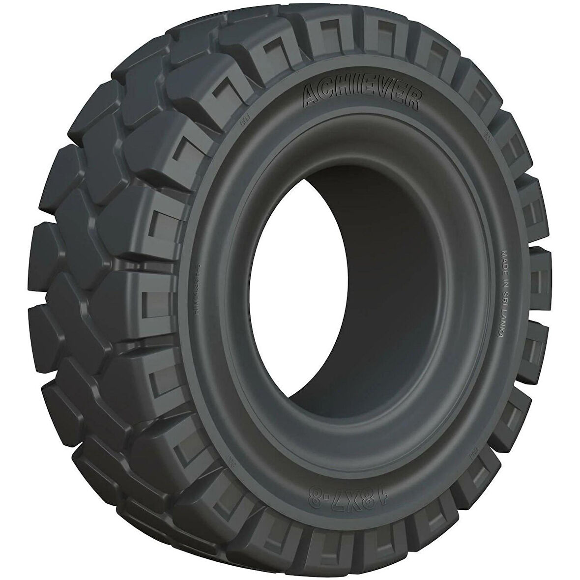 27x10-12 (250/75-12) Achiever Segmanlı Dolgu Forklift Lastiği