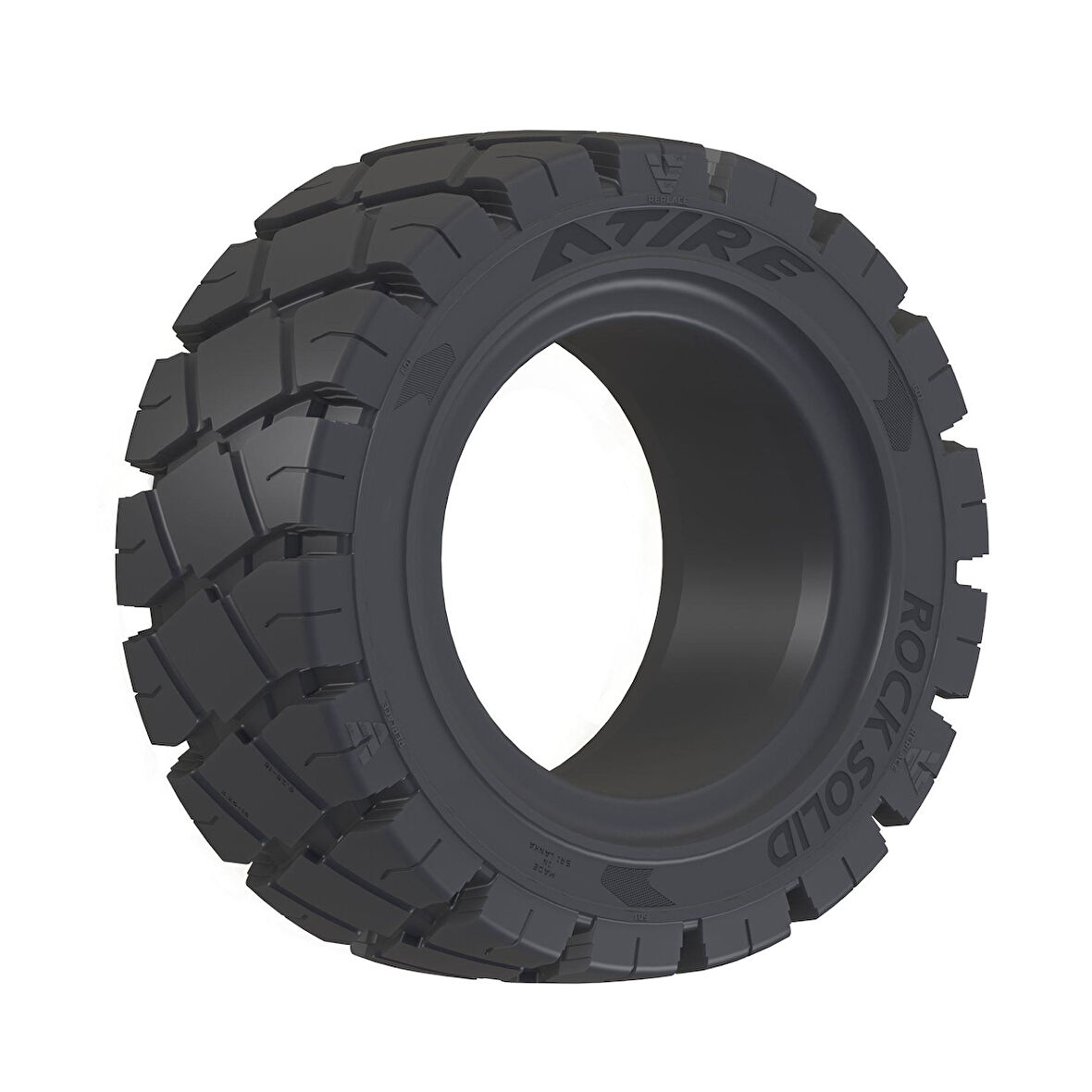2.50-15 (250/70-15) Rock Solid Segmanlı Dolgu Forklift Lastiği