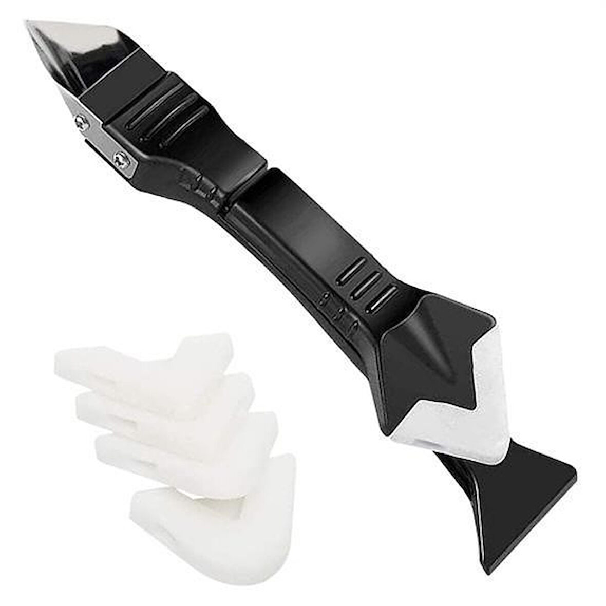 3 ü 1 Arada Fayans Derz Silikon Kazıyıcı Sıyırıcı Ve Uyguyıcı Aparat