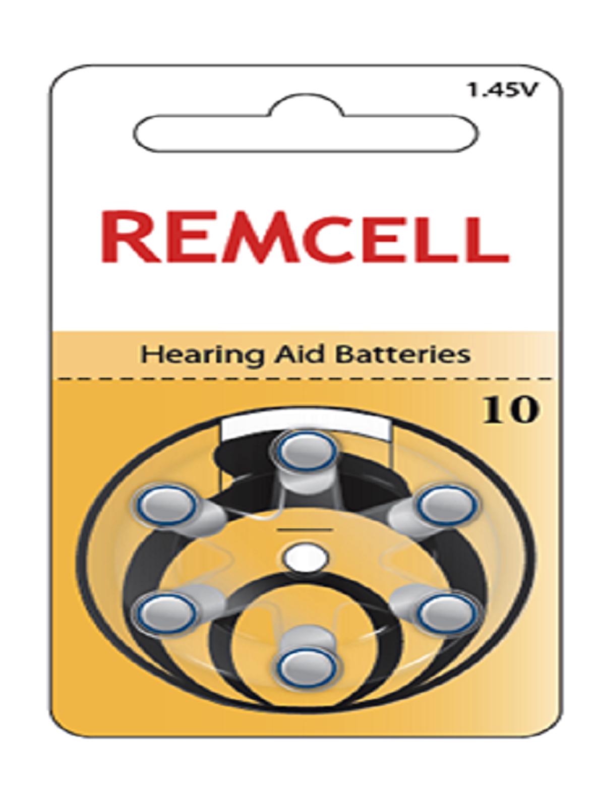Remcell 10 Numara İşitme Cihaz Pili Kulaklık Pili 6'lı Blister-1 PAKET