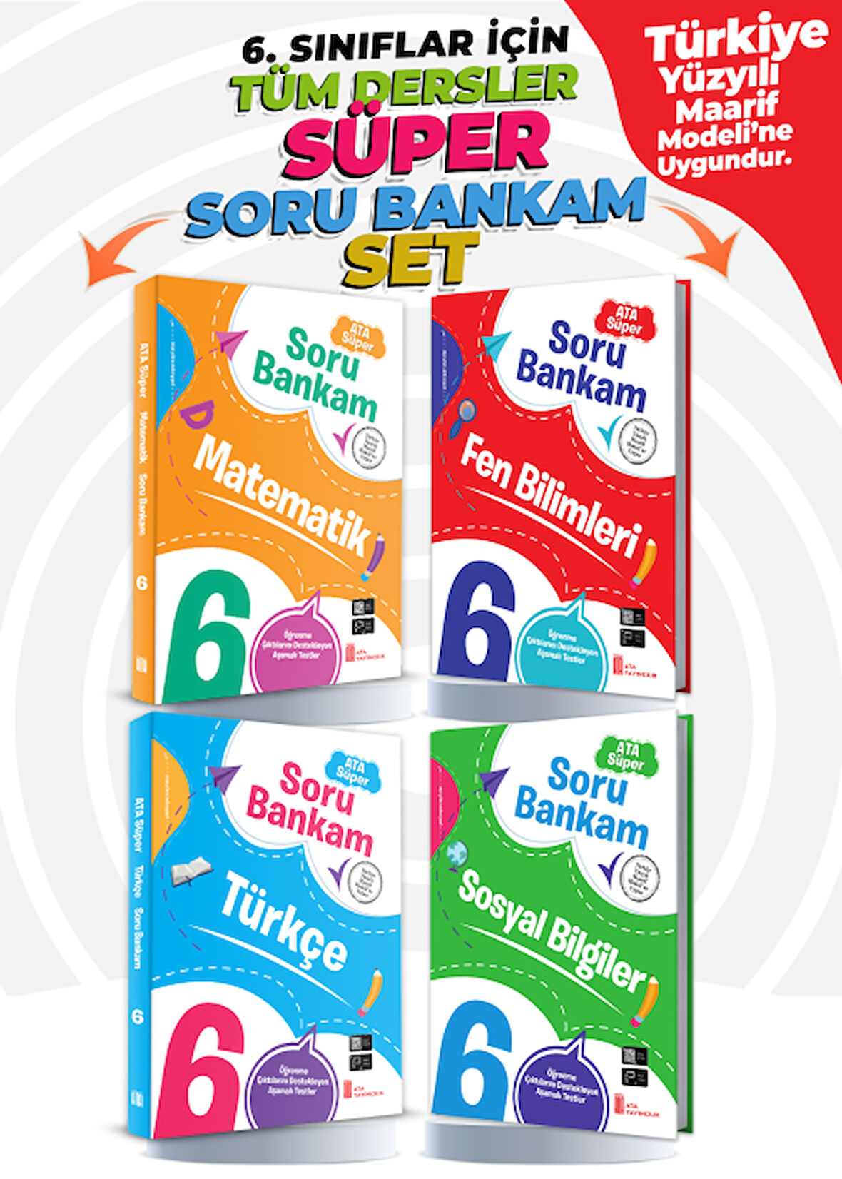 6. Sınıf Tüm Dersler Süper Soru Bankam Set