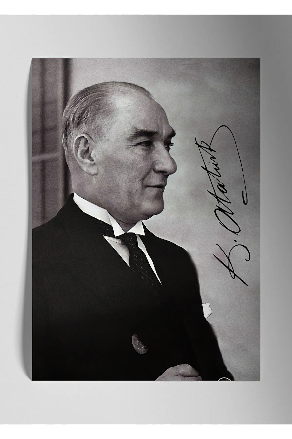 Atatürk - Metal Poster Tablo