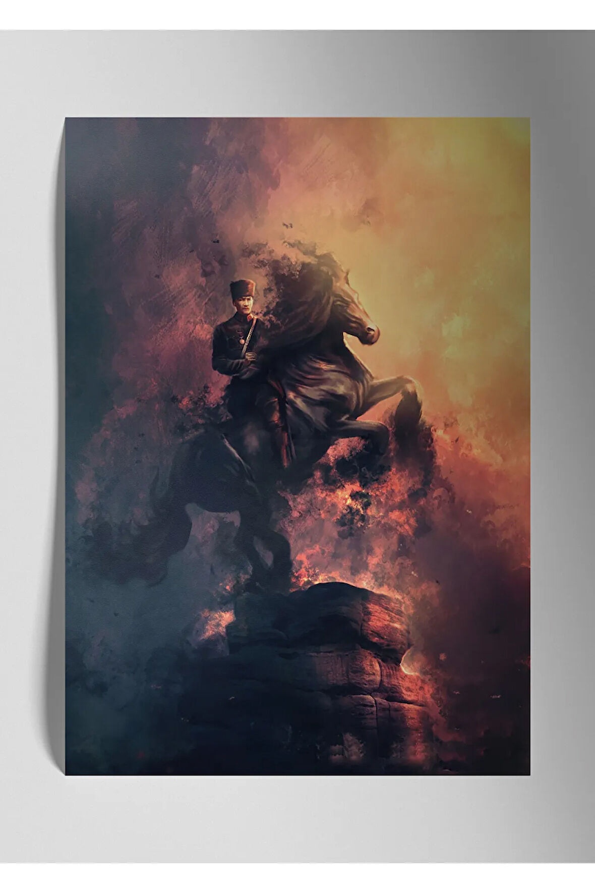 Atatürk - Metal Poster Tablo