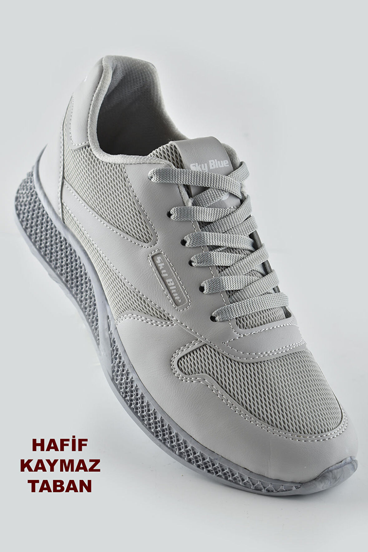 0140 Ortopedik Hafif Taban Erkek Spor Ayakkabı Yazlık Hafif Taban Eva Skyblue